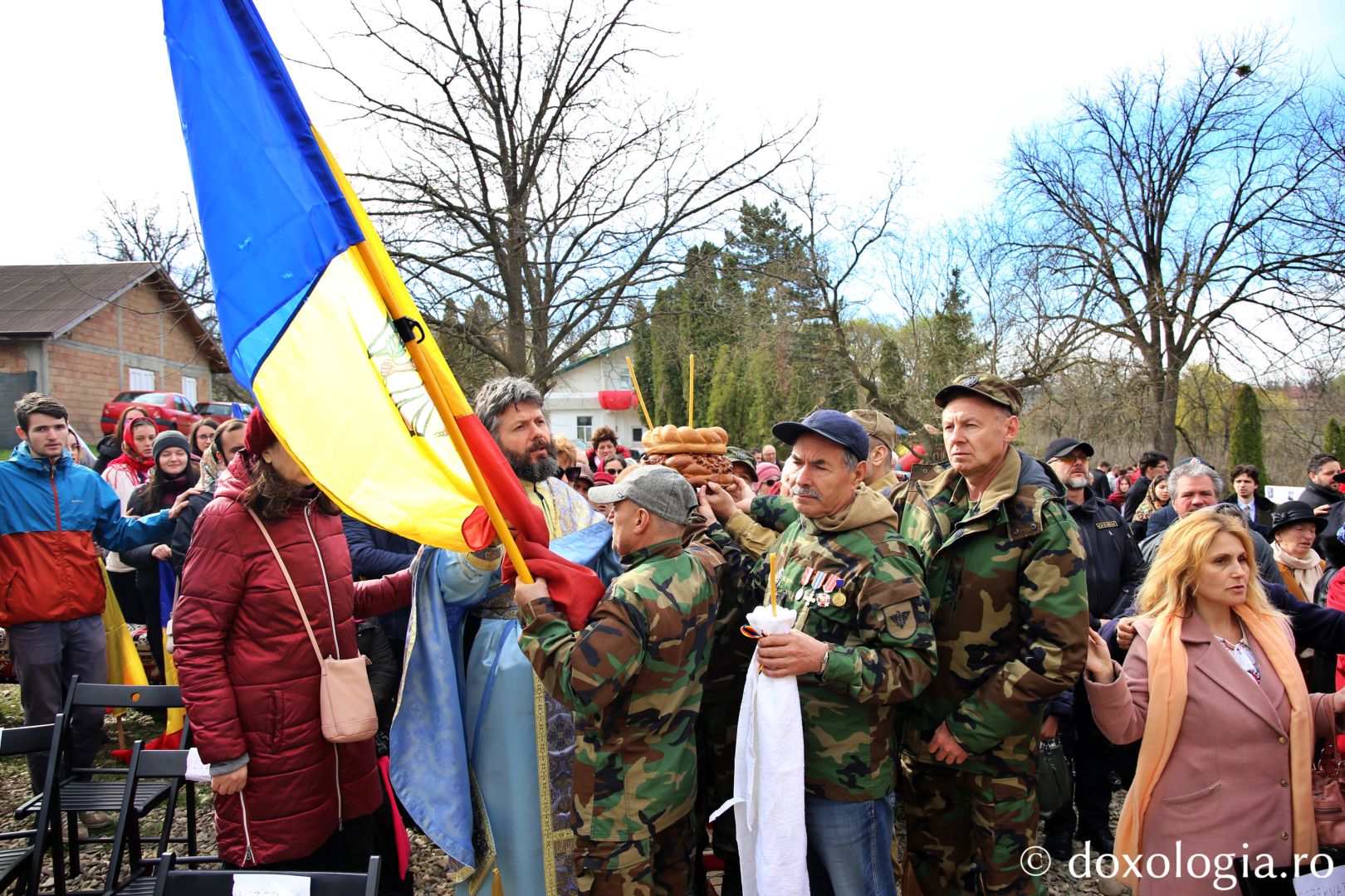 Aniversarea a 105 ani de la Unirea Basarabiei cu România, la biserica din Bârnova
