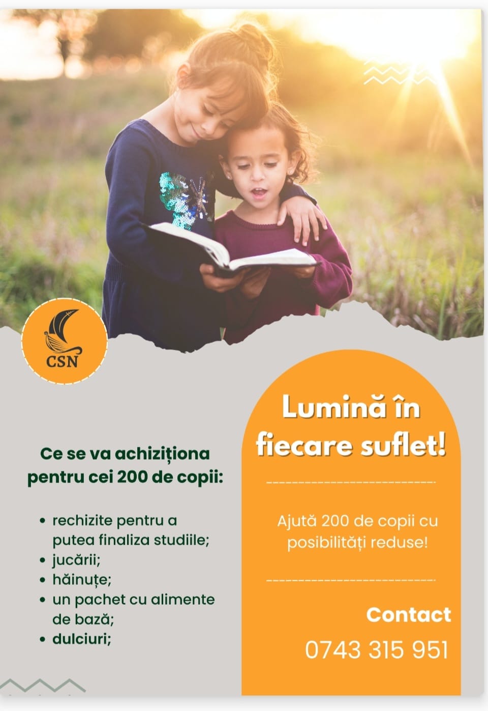 Voluntarii Colegiului „Sfântul Nicolae” din Iași vin în ajutorul familiilor defavorizate