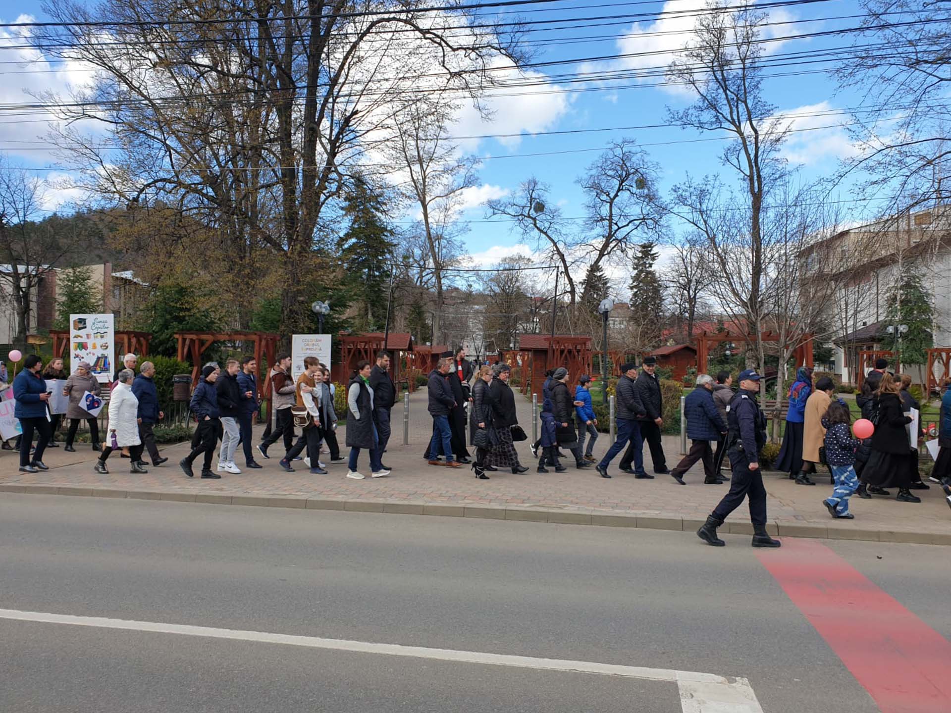 Manifestări pro-viață la Târgu Neamț