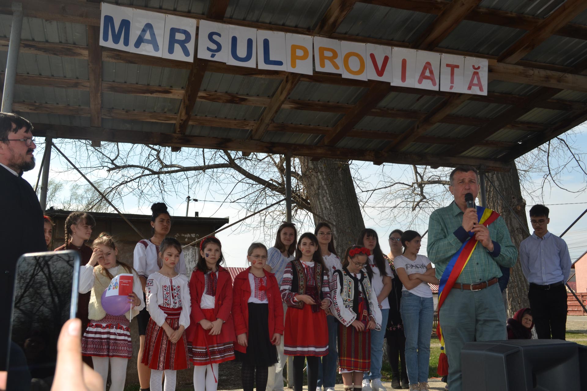 Marșul pentru Viața, desfășurat în comuna Scânteia