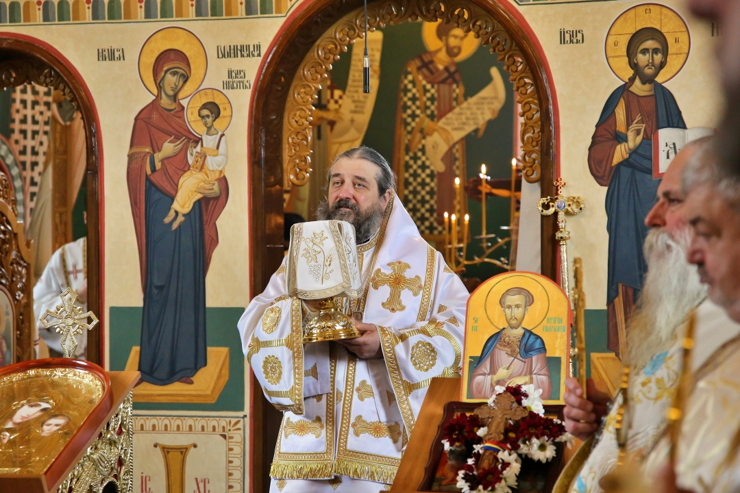 Eveniment inedit la Parohia Valea Racului: a fost hirotonit noul paroh, iar fetița lui a fost botezată de PS Nichifor Botoșăneanul