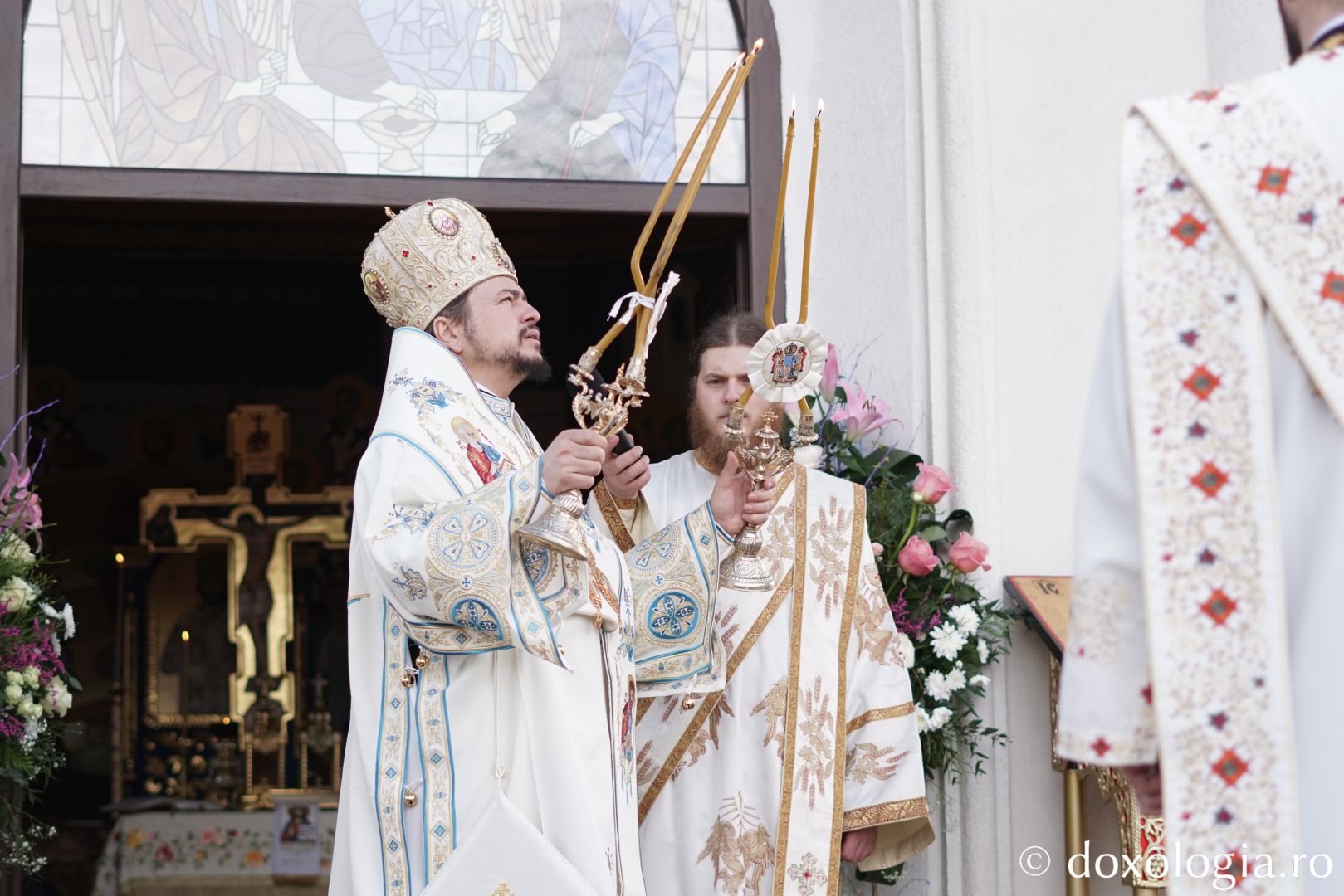 PS Veniamin a slujit de sărbătoarea Bunei Vestiri la Mănăstirea Sihăstria Voronei