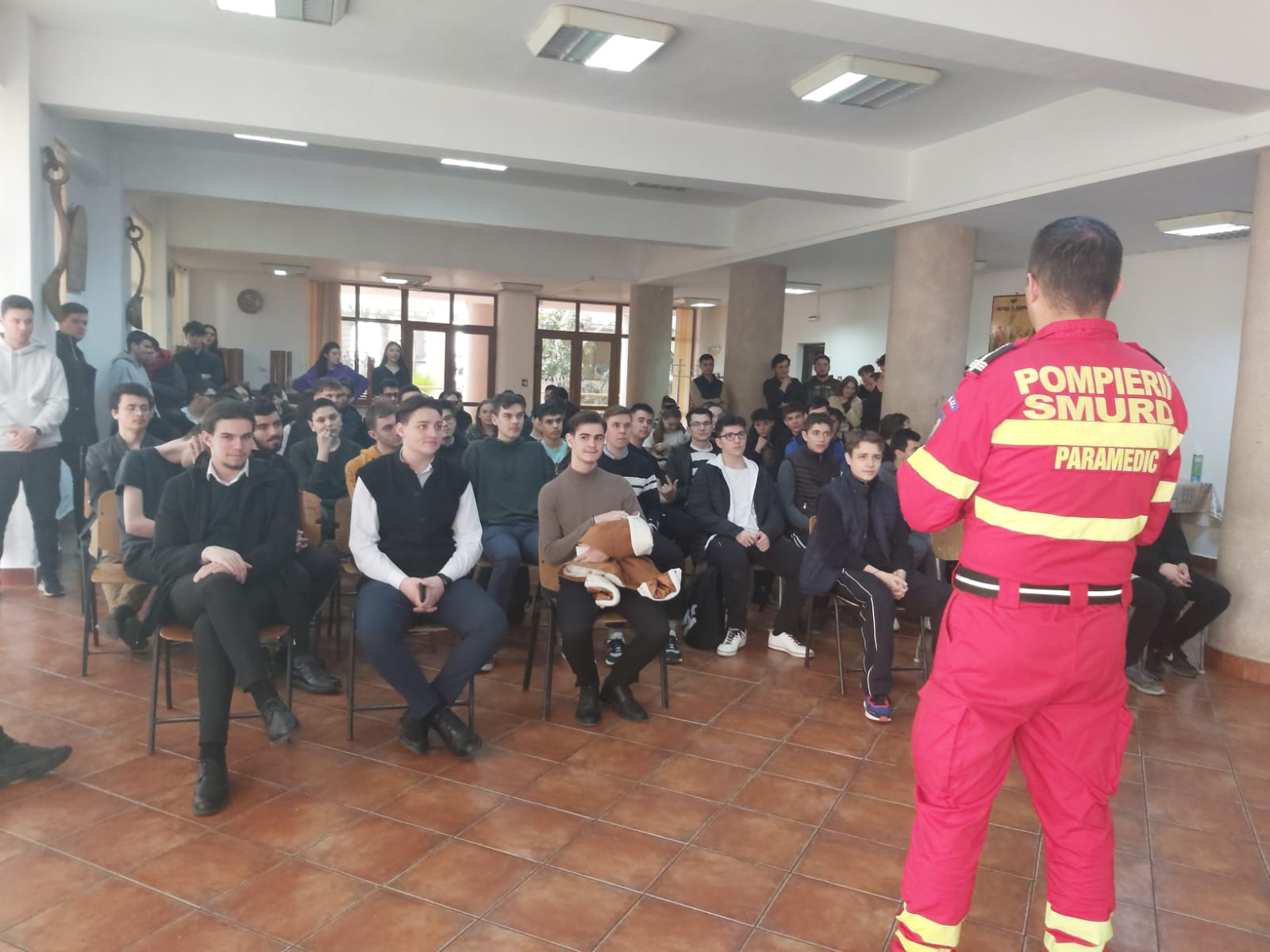 Instructaj PSI la Seminarul Teologic Ortodox „Sfântul Vasile cel Mare“ din Iași