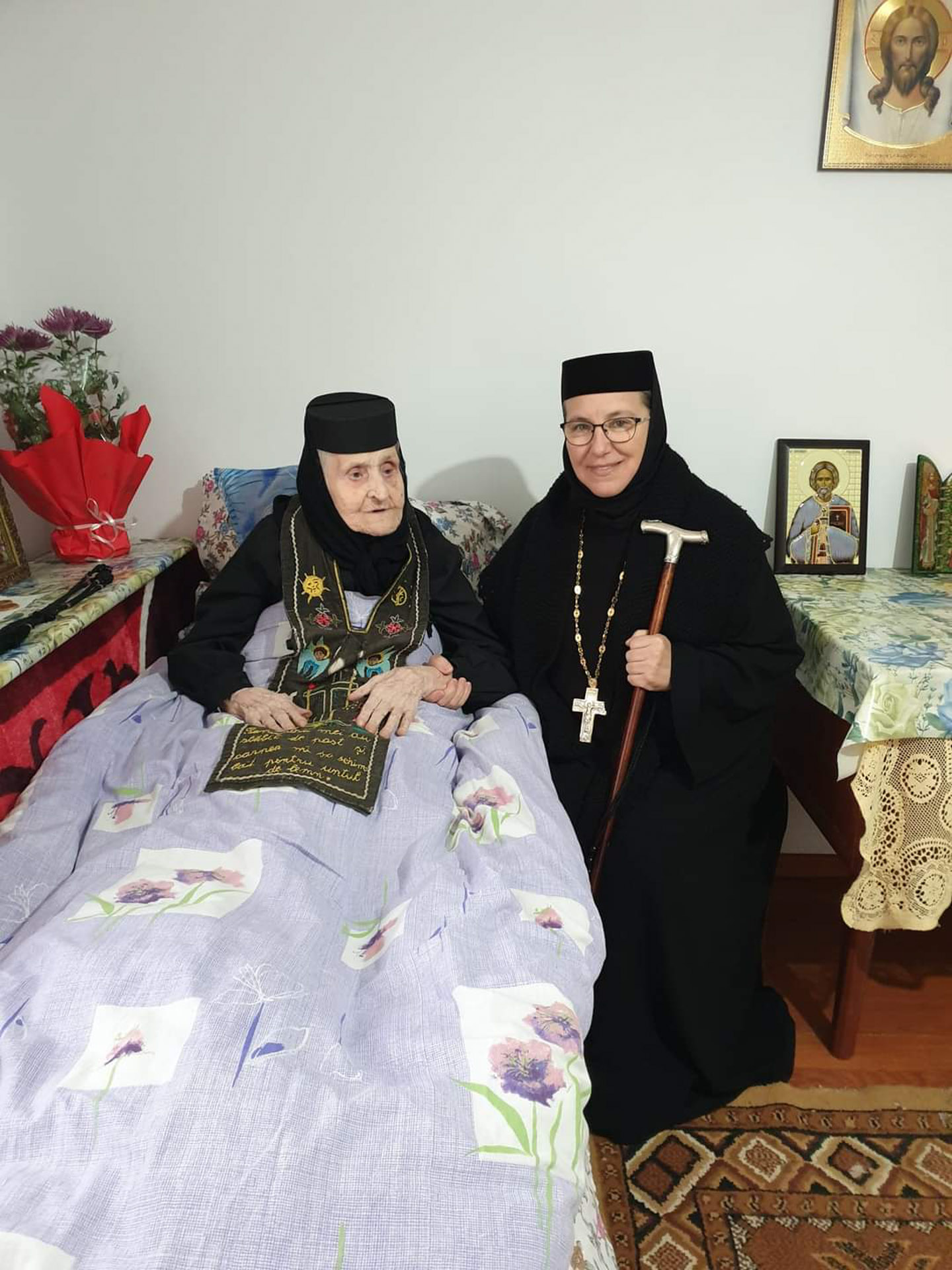 Schimonahia Emanuela Rusu de la Mănăstirea Varatic s-a mutat la viața veșnică