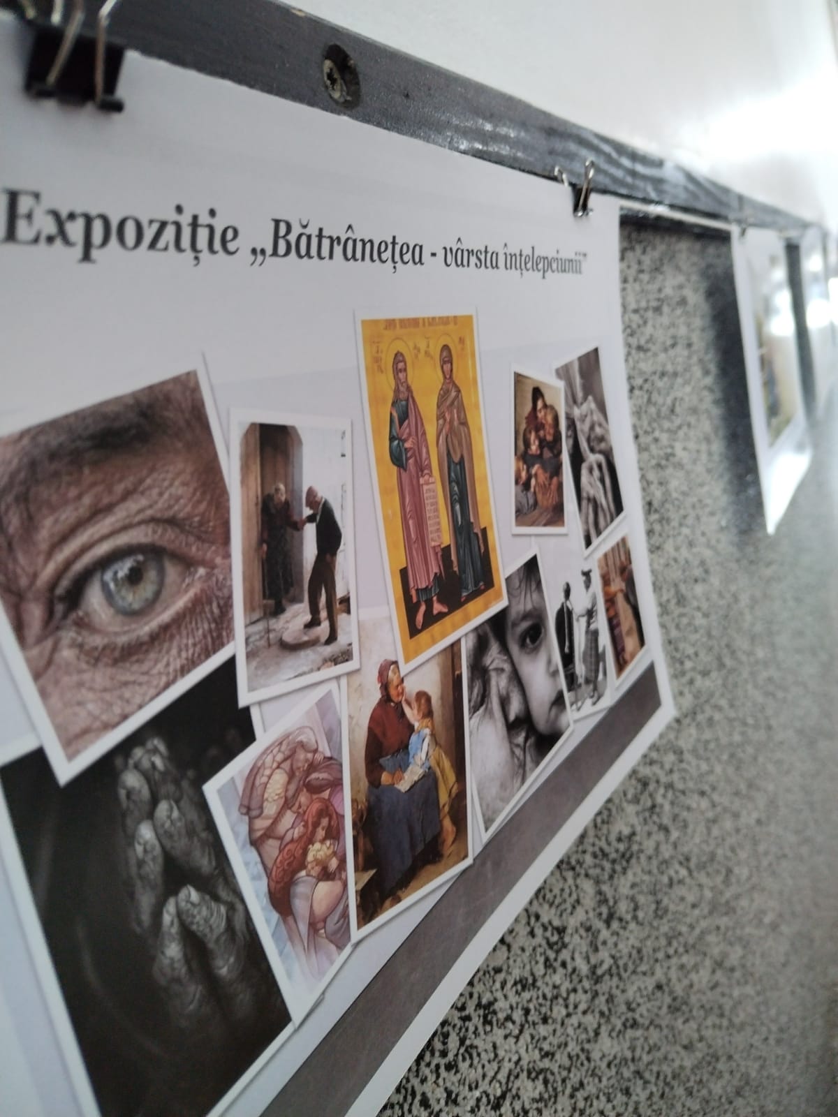 Expoziția „Bătrânețea – vârsta înțelepciunii”, la Seminarul Teologic din Dorohoi