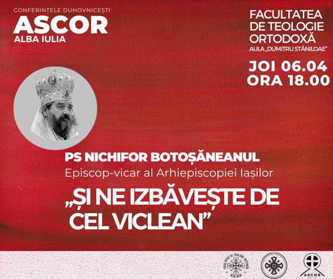 PS Nichifor Botoșăneanul conferențiază la ASCOR Alba Iulia
