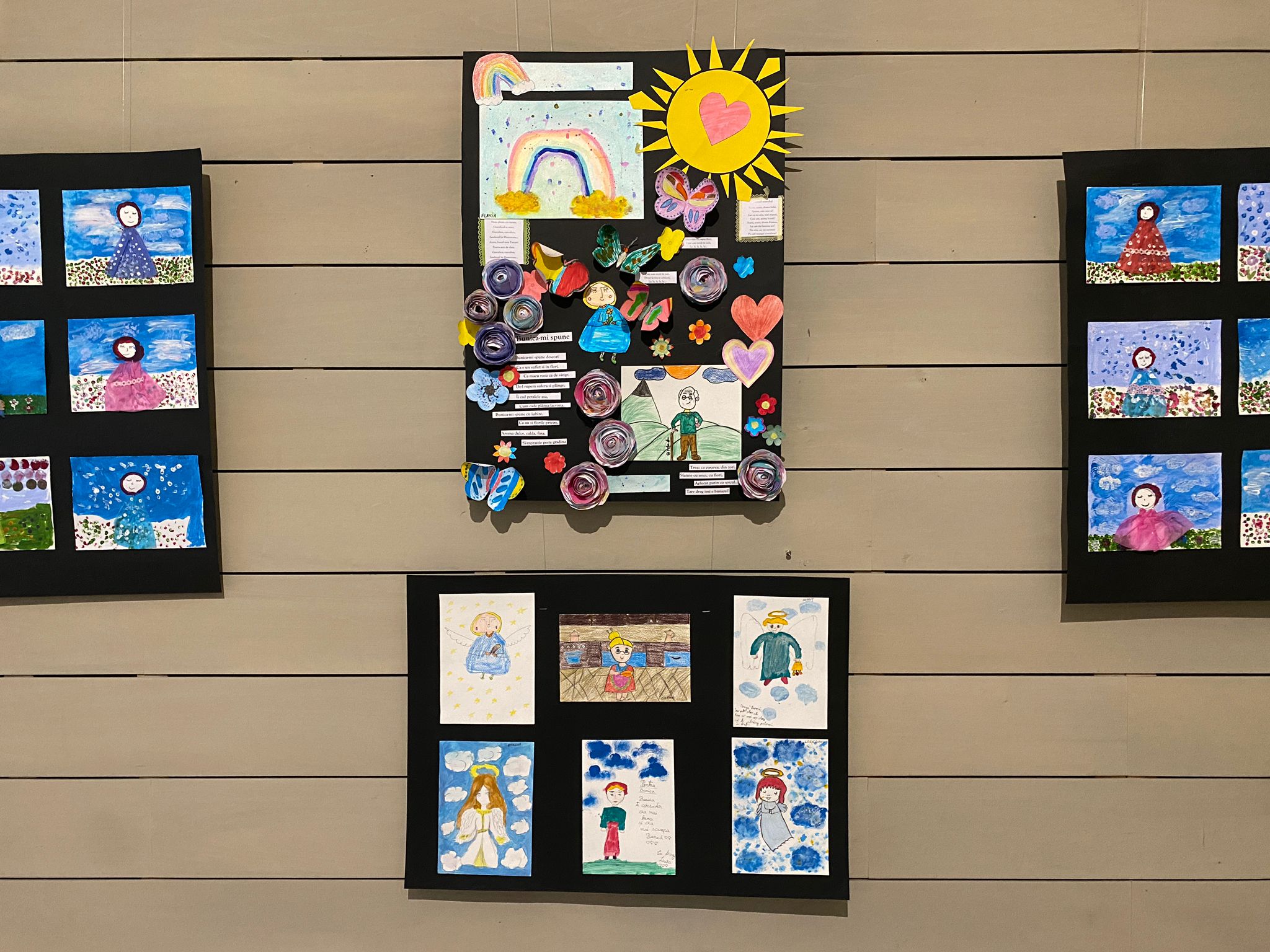 Copiii din Parohia Budești au realizat o expoziție de desene la Colegiul „Sfântul Nicolae”