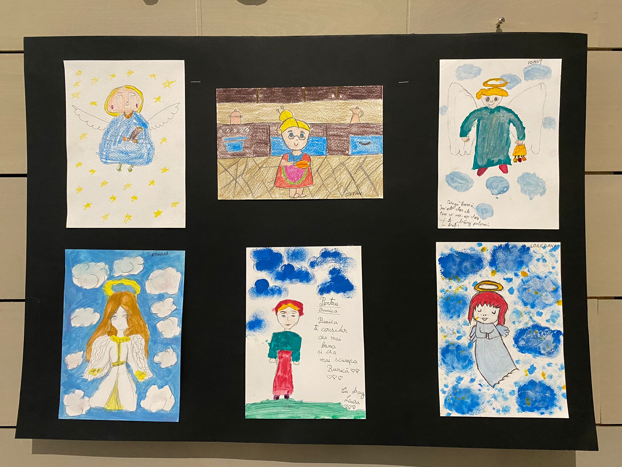 Copiii din Parohia Budești au realizat o expoziție de desene la Colegiul „Sfântul Nicolae”
