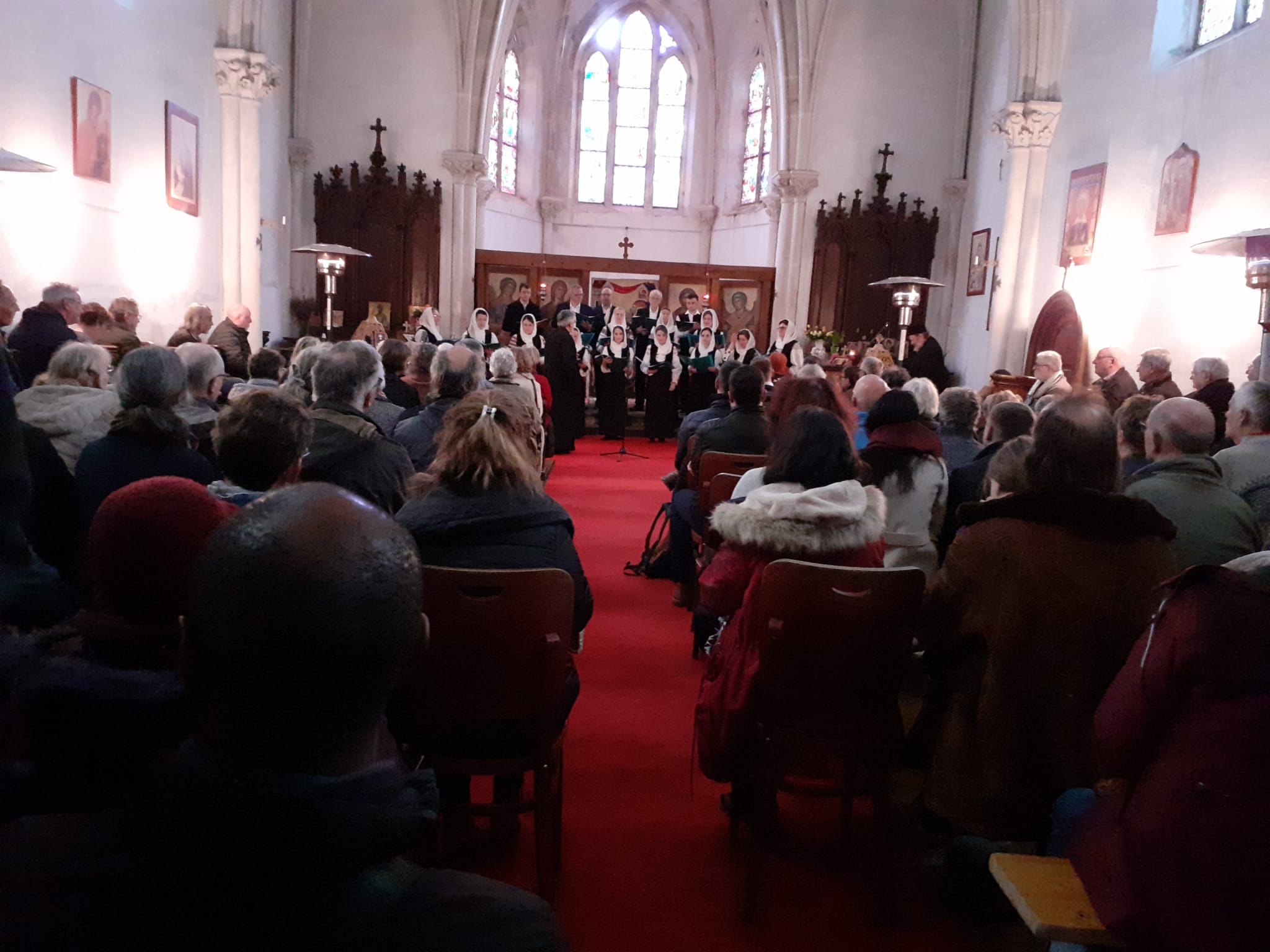 Corala ACOR a Parohiei din Strasbourg a cântat la Godoncourt
