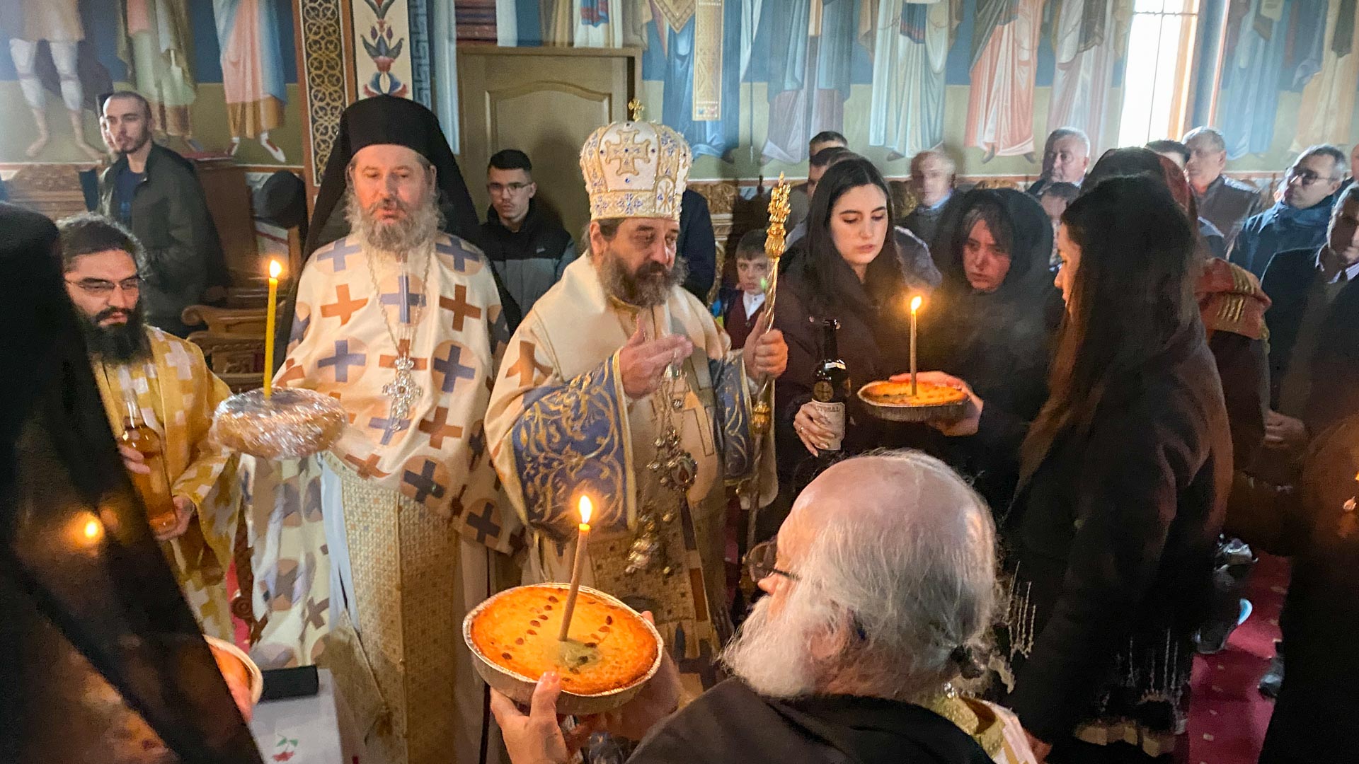Slujire arhierească și parastas pentru domnul Corneliu Muha, la Mănăstirea Sângeap-Basaraba