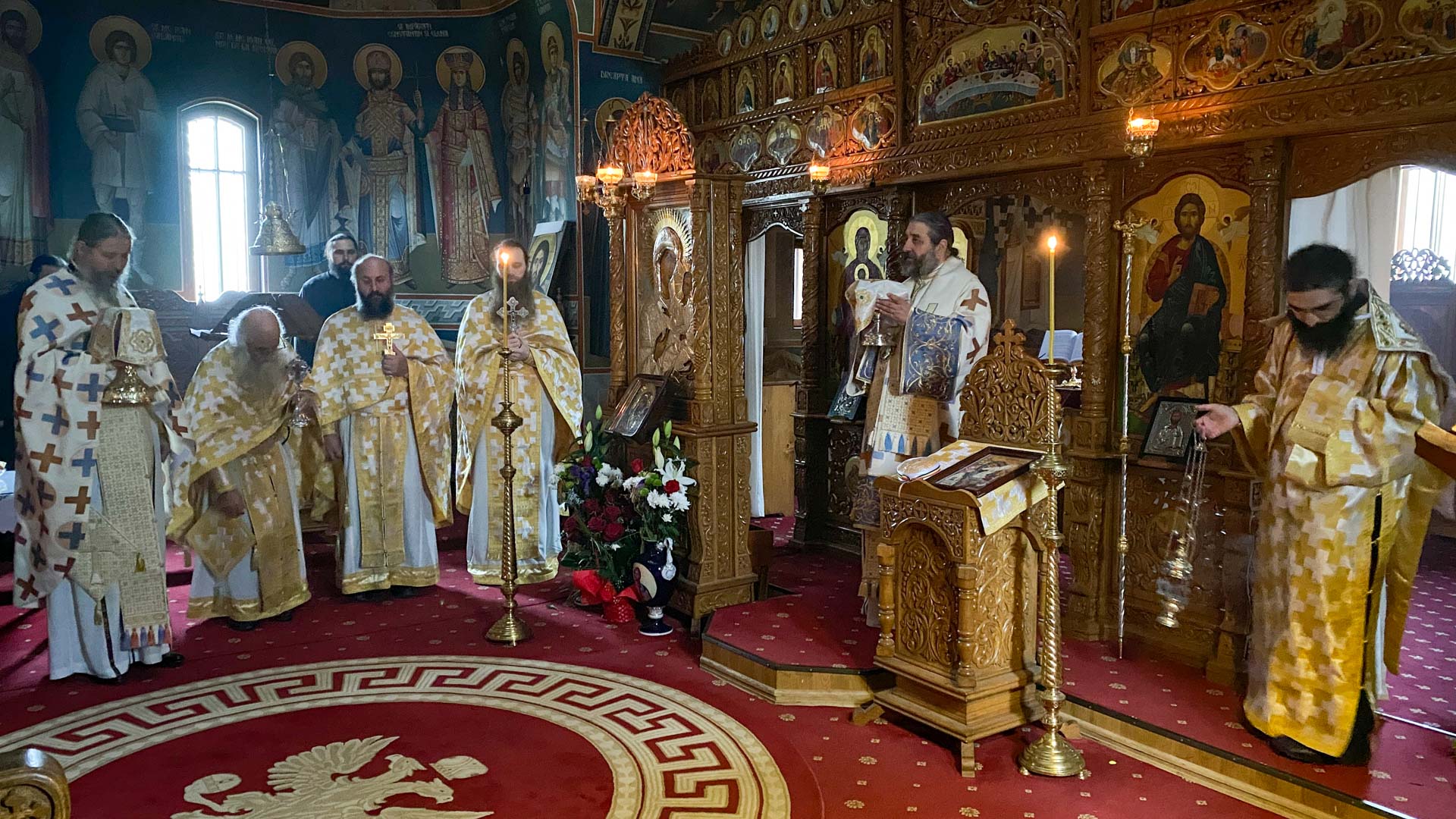 Slujire arhierească și parastas pentru domnul Corneliu Muha, la Mănăstirea Sângeap-Basaraba