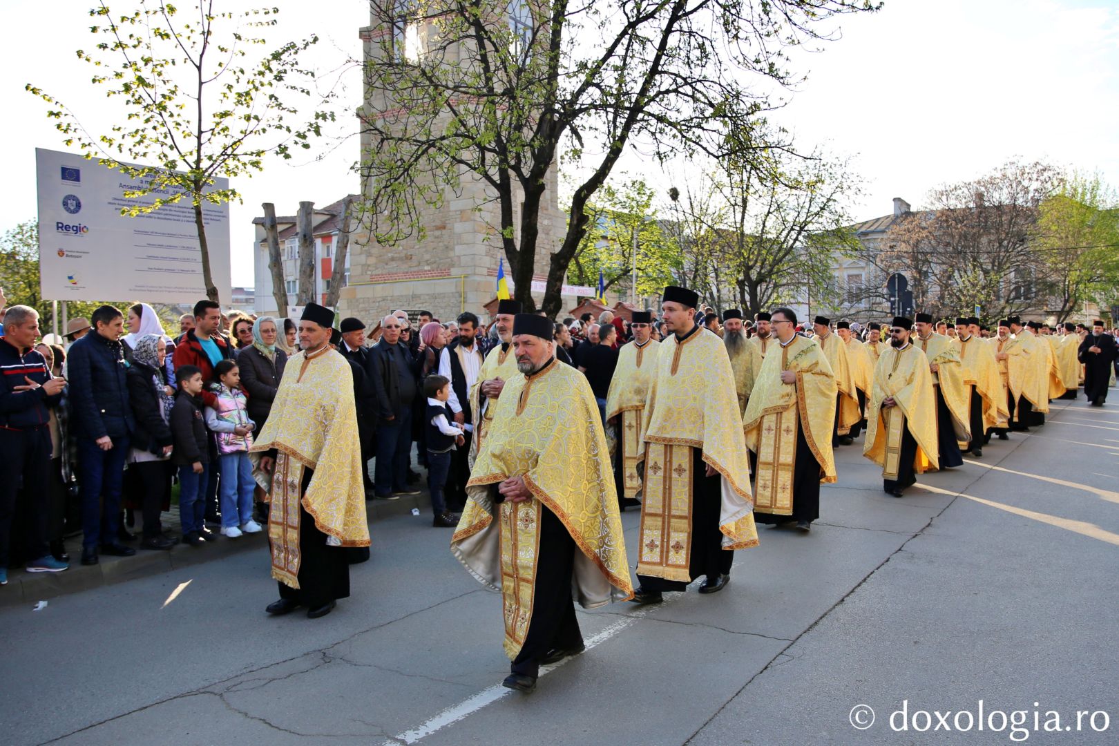 Pelerinajul Învierii, pe străzile din centrul municipiului Botoșani
