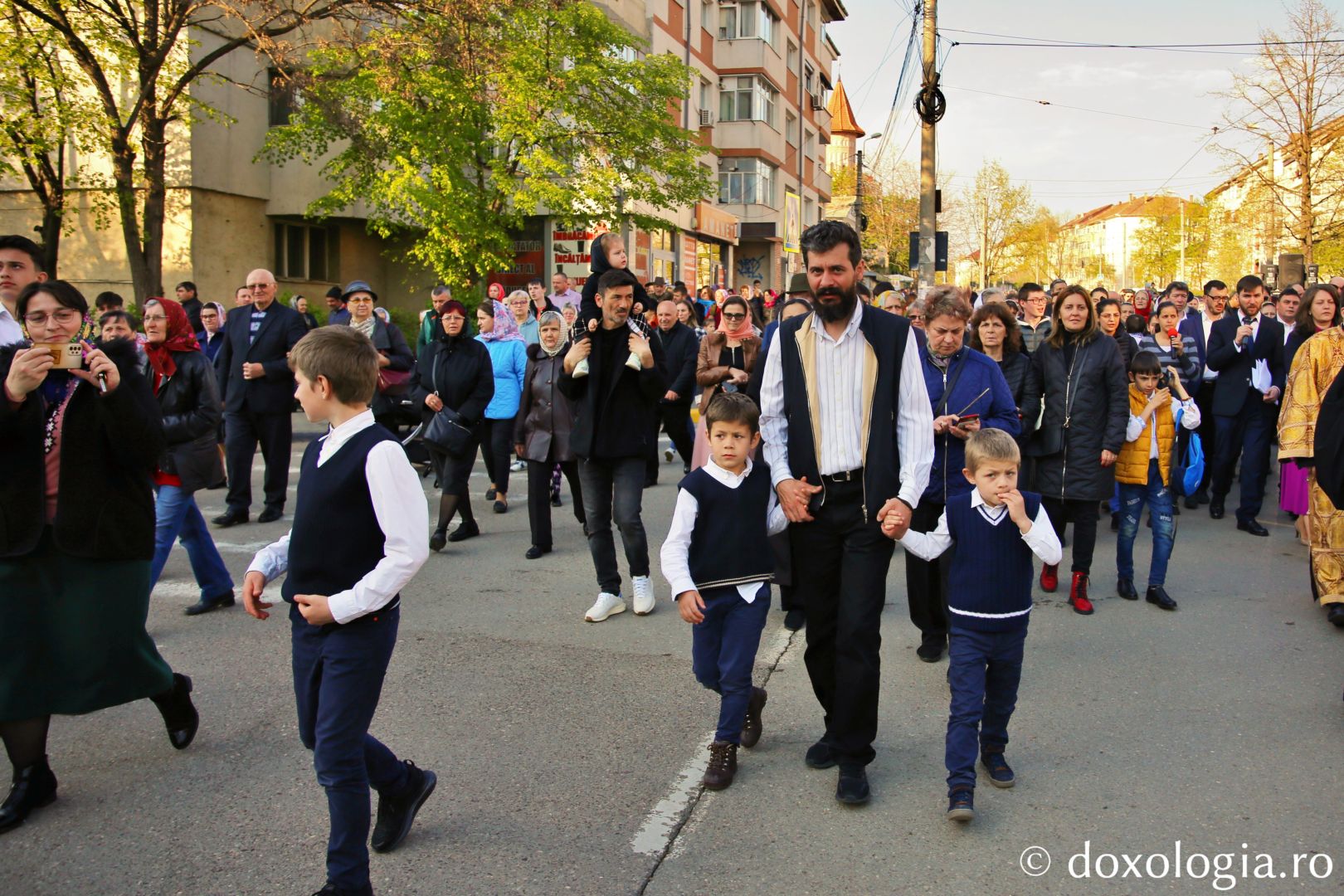 Pelerinajul Învierii, pe străzile din centrul municipiului Botoșani