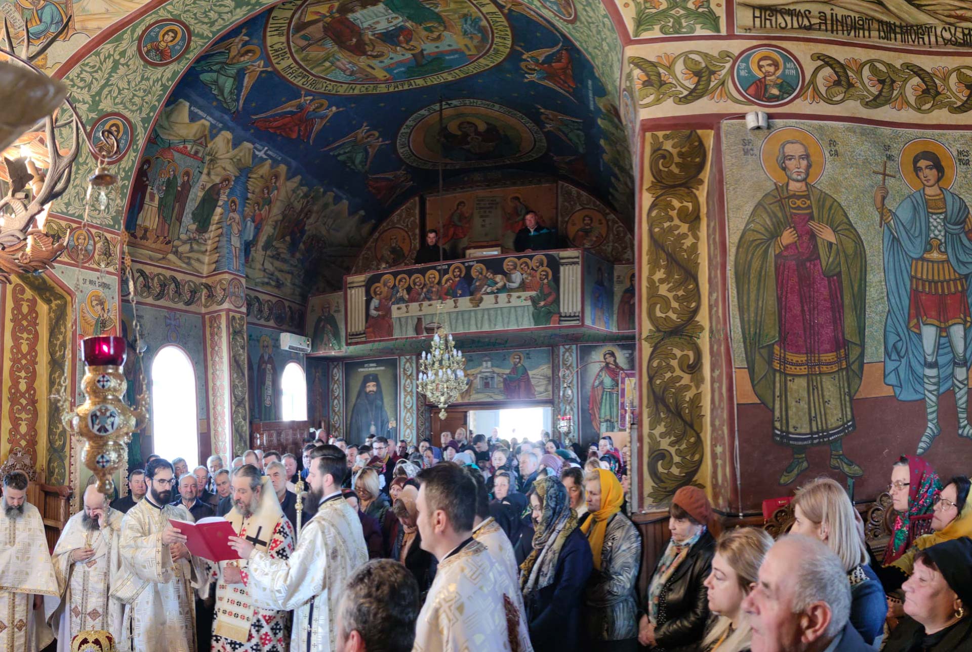 PS Nichifor Botoșăneanul a slujit la Parohia Negritești-Podoleni