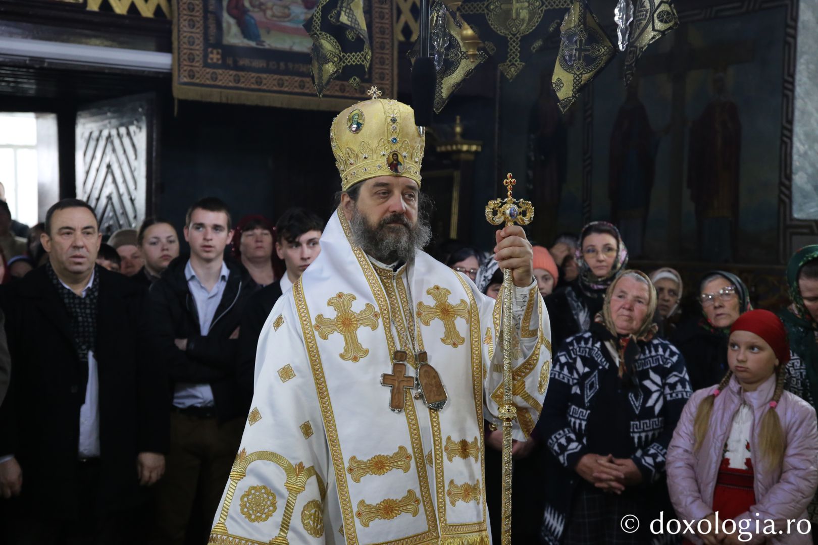 Slujbă arhierească în Duminica a V-a din Postul Mare, la biserica ctitorită de scriitorul Costache Negruzzi