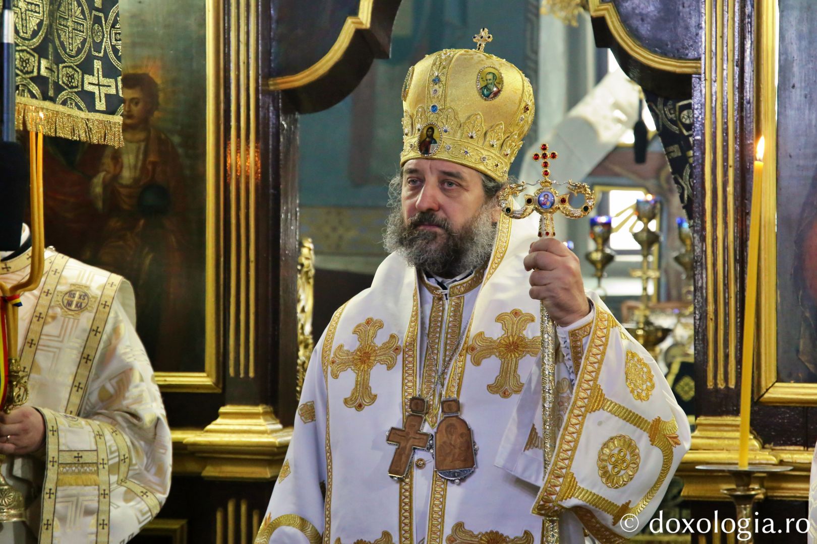 Slujbă arhierească în Duminica a V-a din Postul Mare, la biserica ctitorită de scriitorul Costache Negruzzi