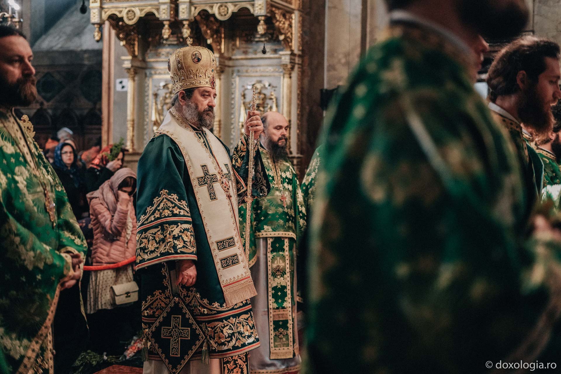 Duminica Floriilor la Catedrala mitropolitană din Iaşi
