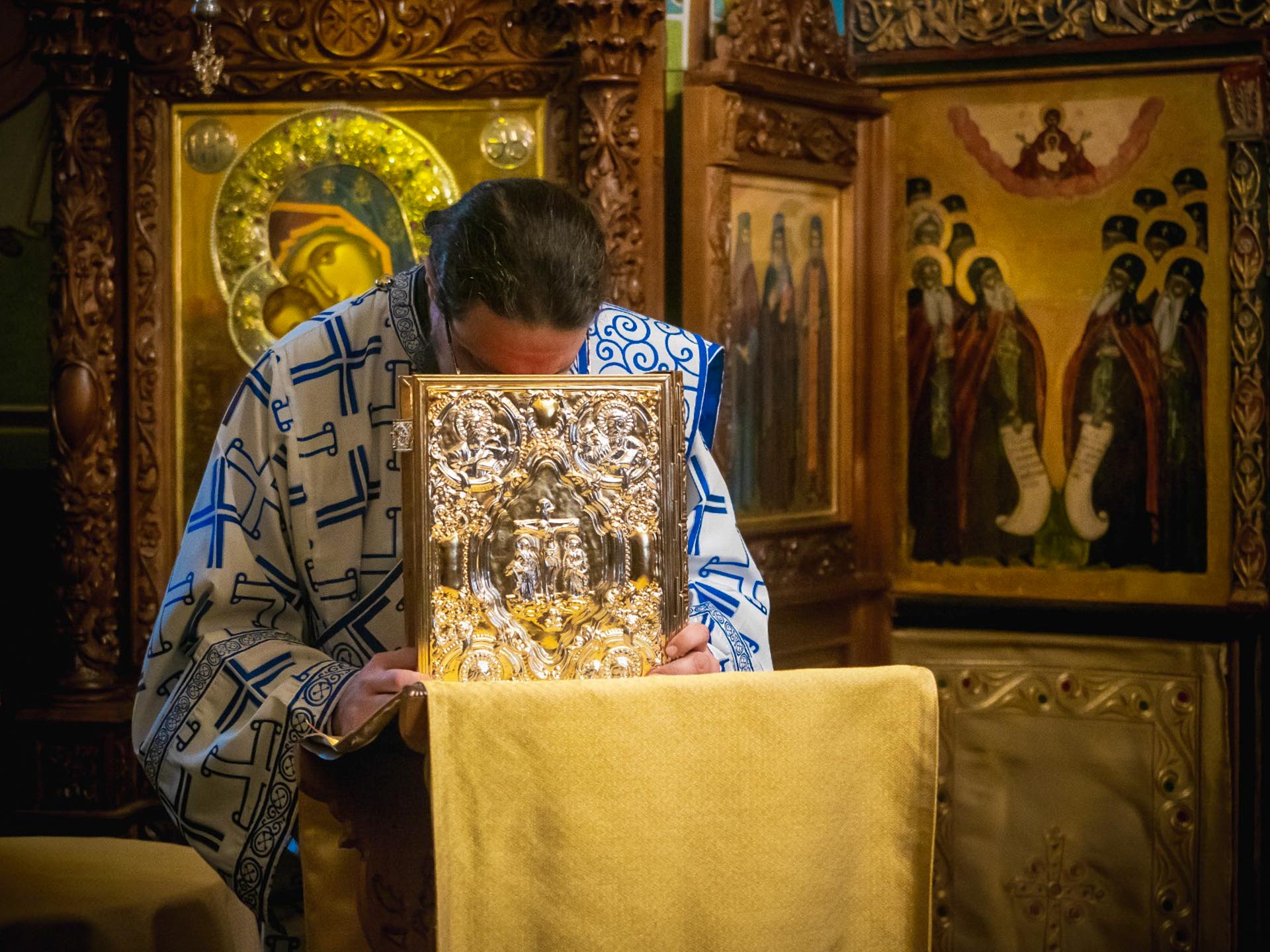 Schitul Pocrov și-a cinstit ctitorul, pe Sfântul Pahomie