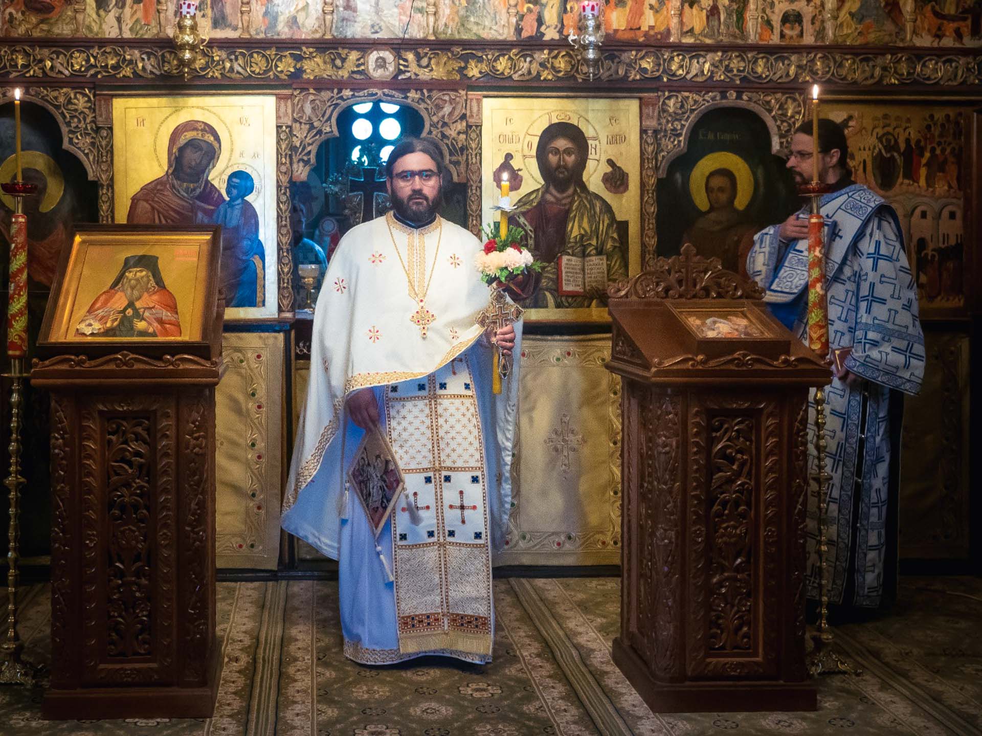 Schitul Pocrov și-a cinstit ctitorul, pe Sfântul Pahomie