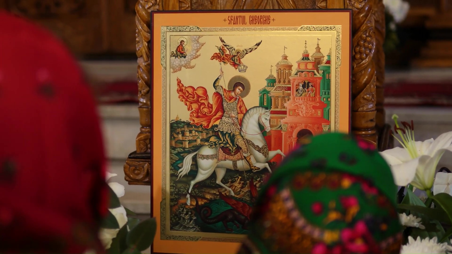 (Video) Troparul Sfântului Gheorghe – Tinerii Parohiei Sf. Gheorghe și Dimitrie (Slobozia, protopopiat Roznov)