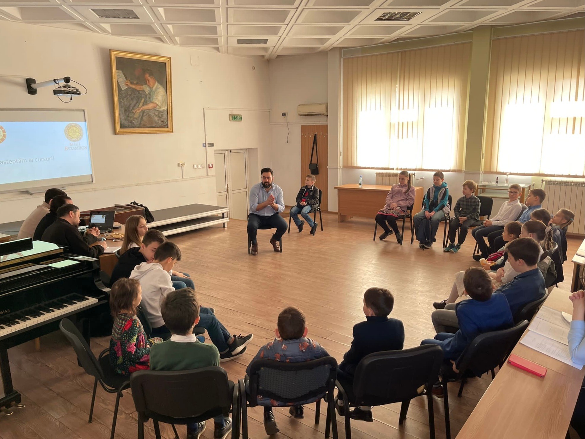 Corul psaltic de copii „Mini Byzantion” a împlinit un an de activitate