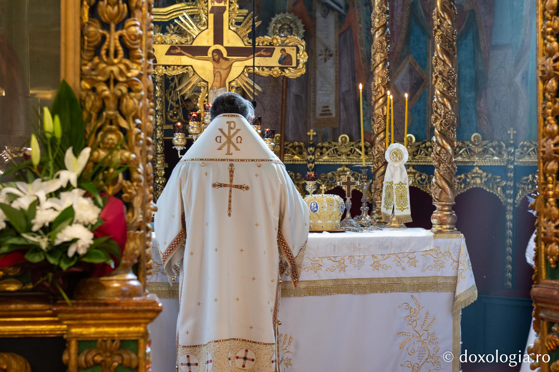 Foto: Mihail Vrăjitoru Slujire arhierească la hramul Mănăstirii Golia