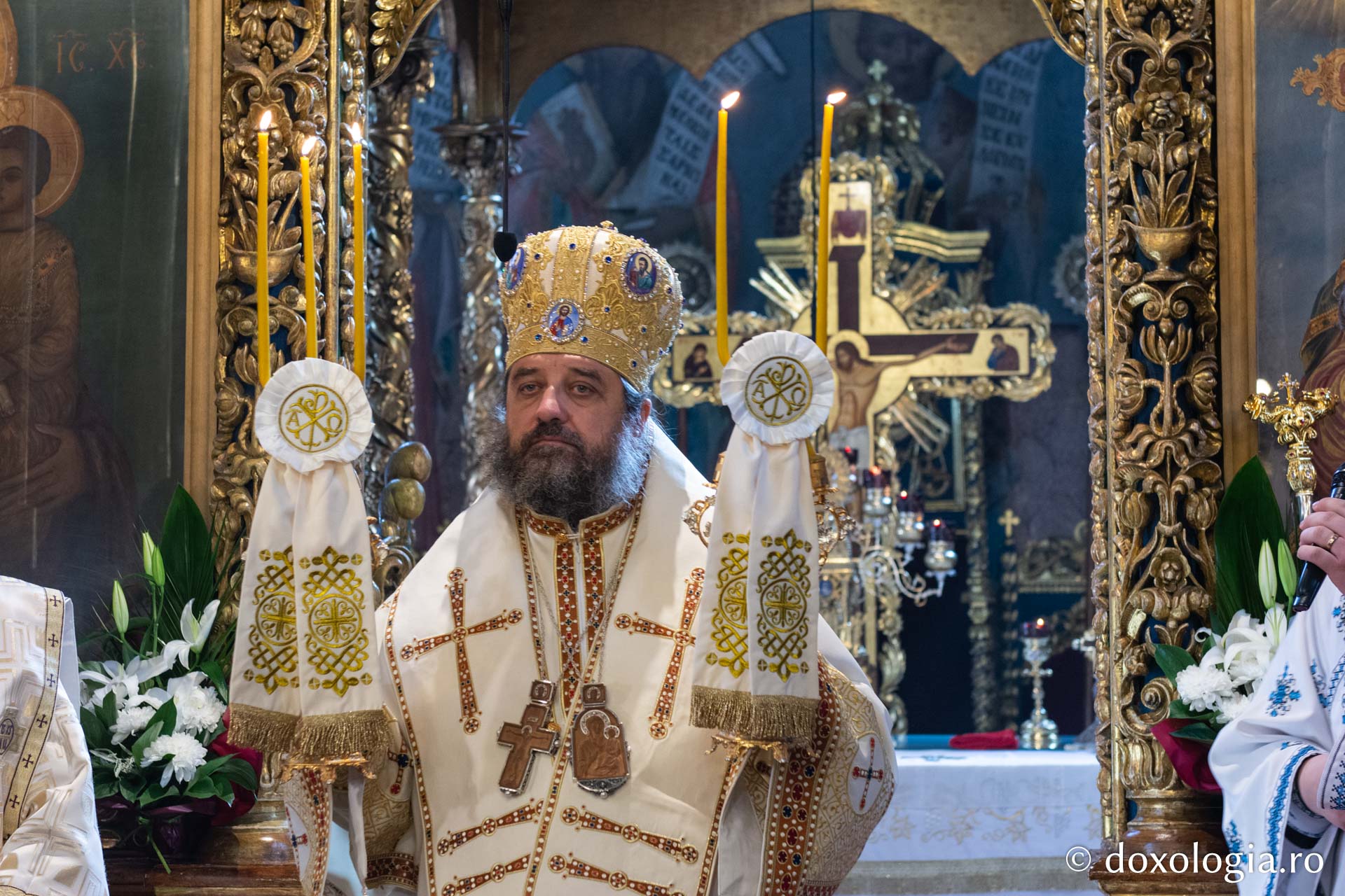 Foto: Mihail Vrăjitoru Slujire arhierească la hramul Mănăstirii Golia