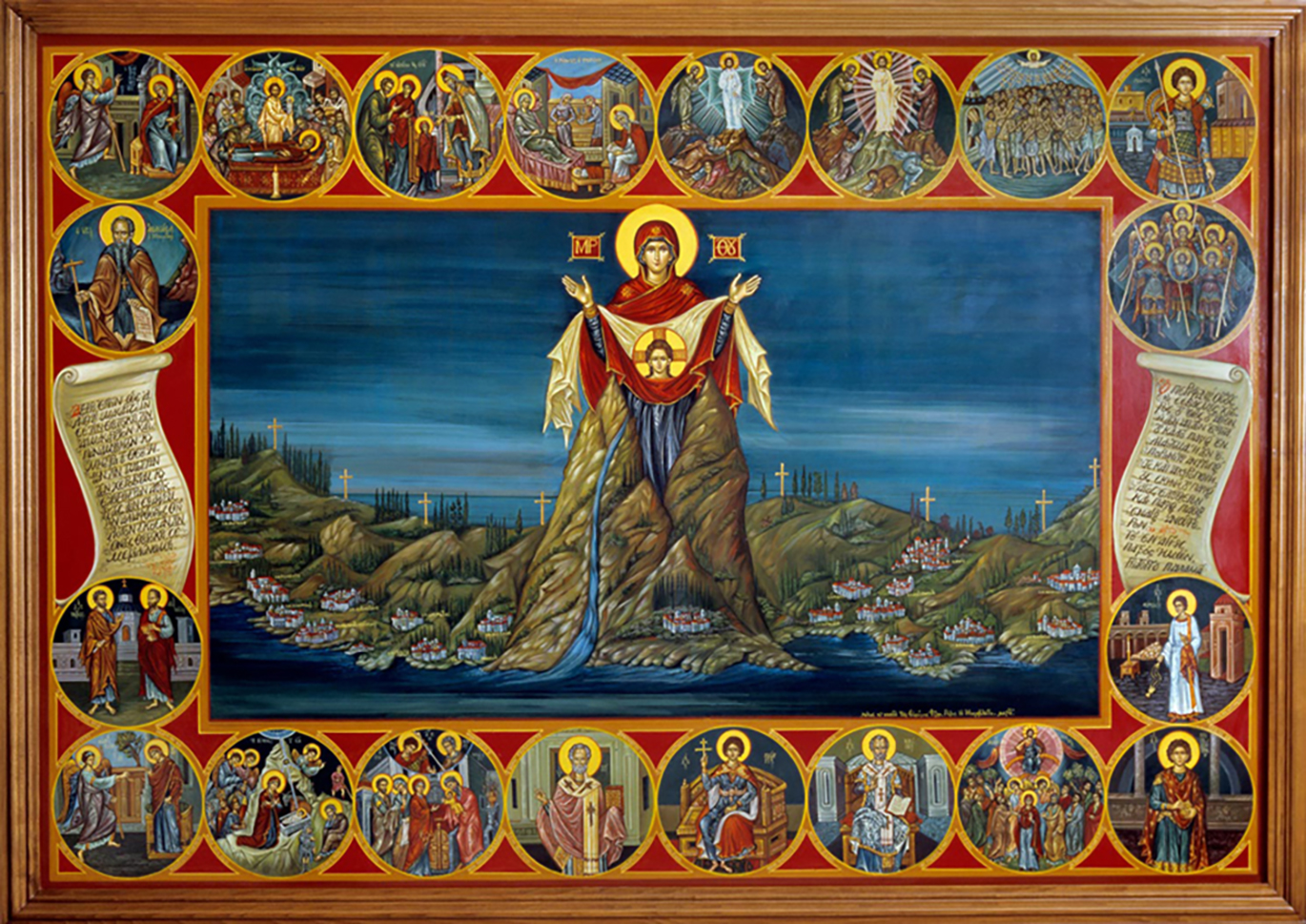 Maica Domnului – Apărătoarea Sfântului Munte Athos Maica Domnului – Apărătoarea Sfântului Munte Athos