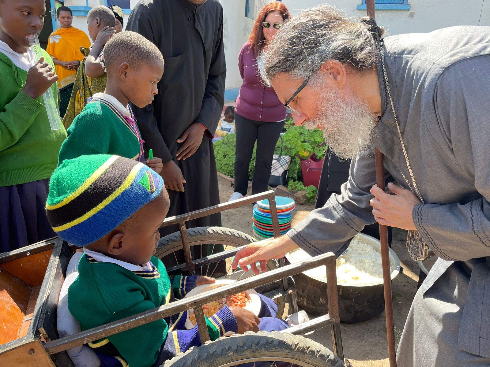 Copiii din satul Mkoga