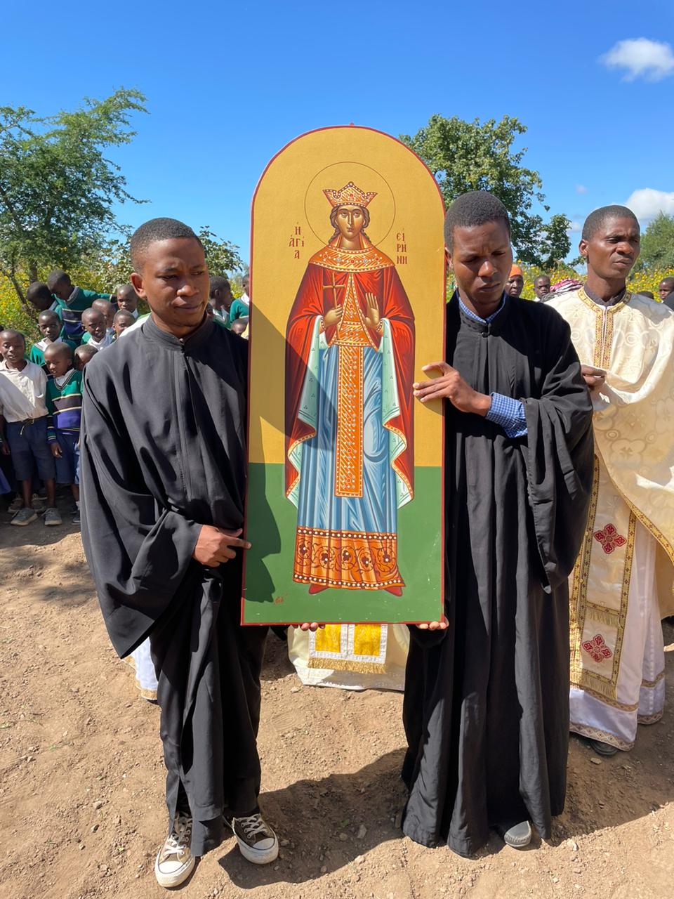 Copiii din satul Mkoga