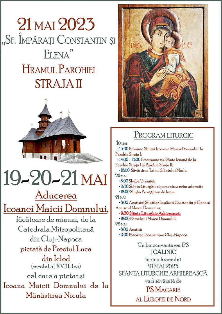 Vizita icoanei Maicii Domnului de la Catedrala Mitropolitană din Cluj în Parohia Straja II