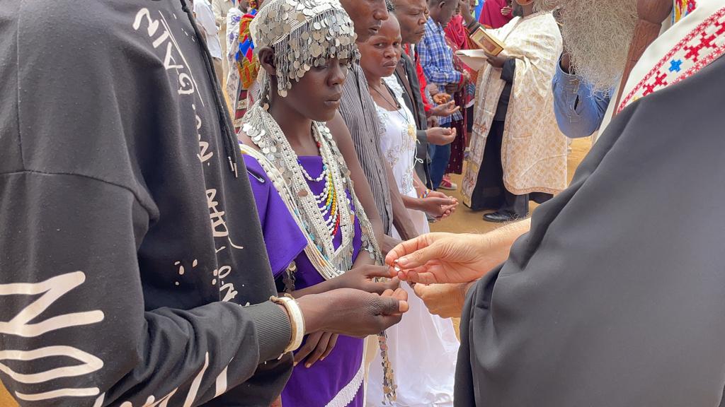 Taina cununiei pentru 21 de familii ortodoxe