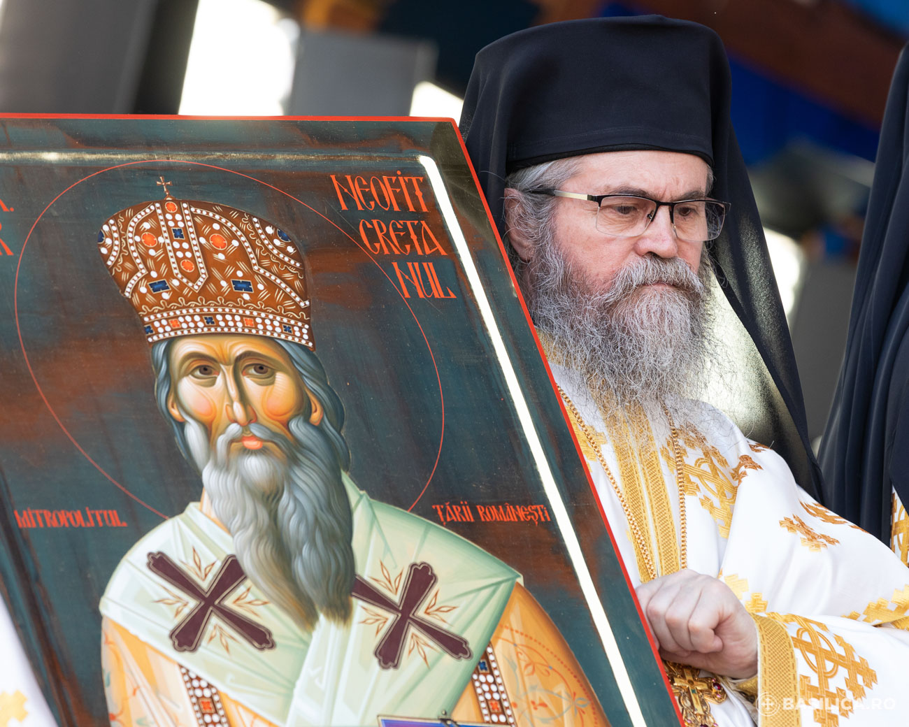 Foto: Basilica.ro La Catedrala Patriarhală a fost proclamată canonizarea Sfântului Ierarh Martir Neofit Cretanul