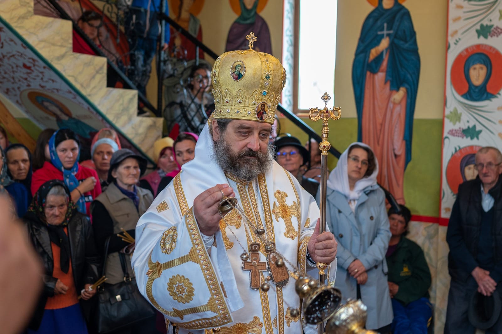 Pictura Bisericii din Zvarici a fost binecuvântată de PS Nichifor Botoșăneanul