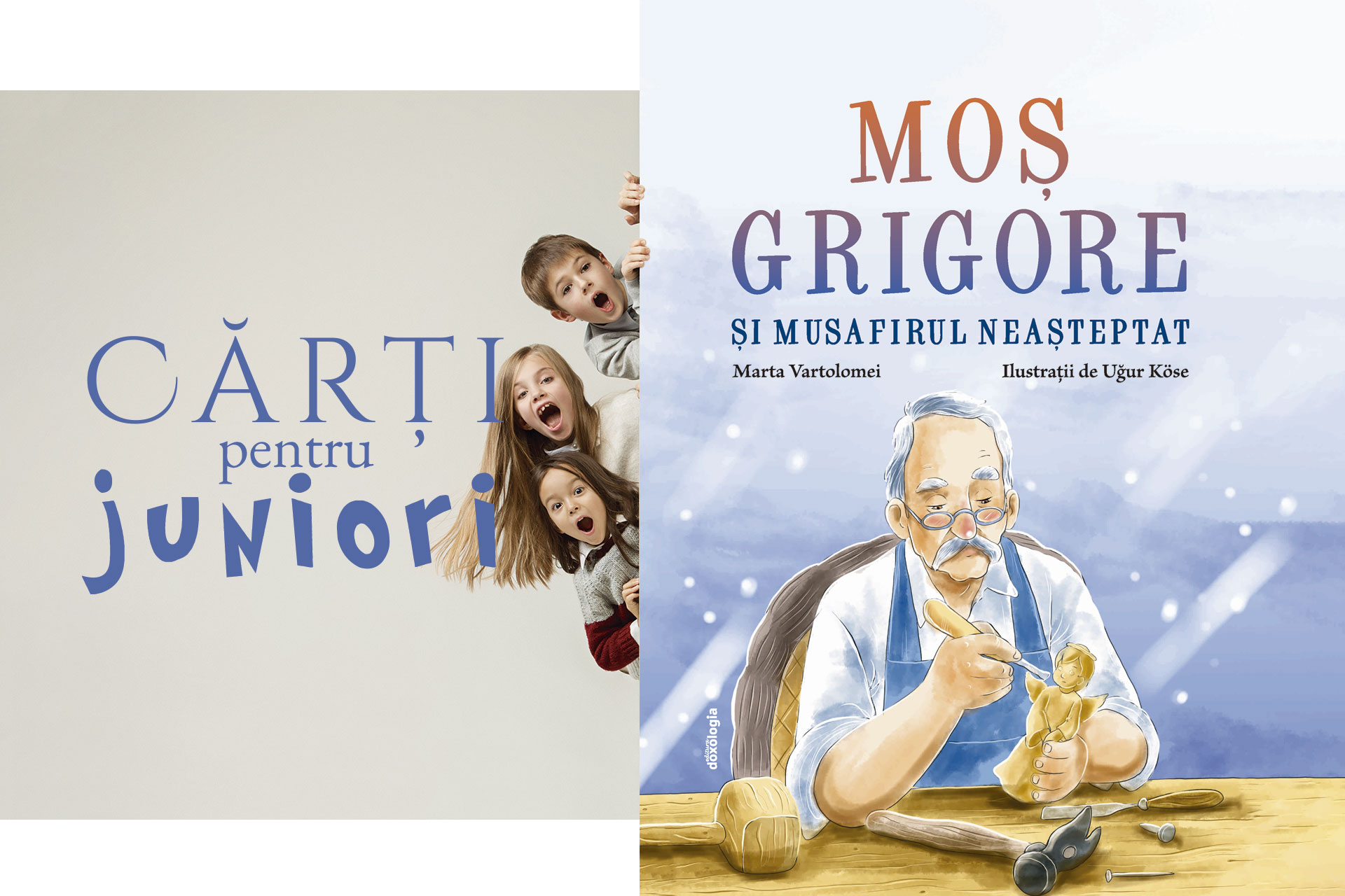 „Moș Grigore și musafirul neașteptat” – o poveste despre bunătate și bucuriile simple ale copilăriei Moș Grigore și musafirul neașteptat