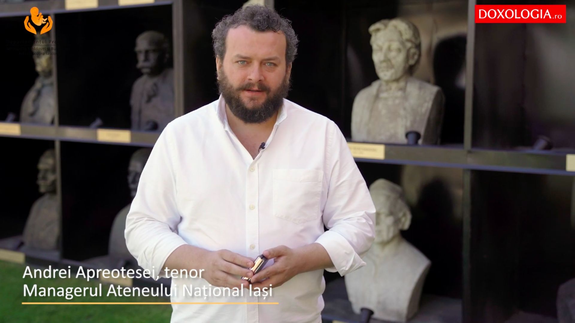 Andrei Apreotesei susține bursierii Pro Vita Iași! Donează și tu în campania de strângere de fonduri pentru 100 de burse de studiu