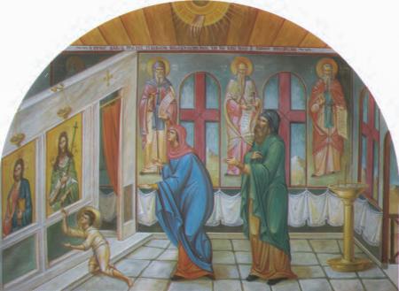 Viața Sfântului Cuvios David din Evia în imagini Viața Sfântului Cuvios David din Evia în imagini