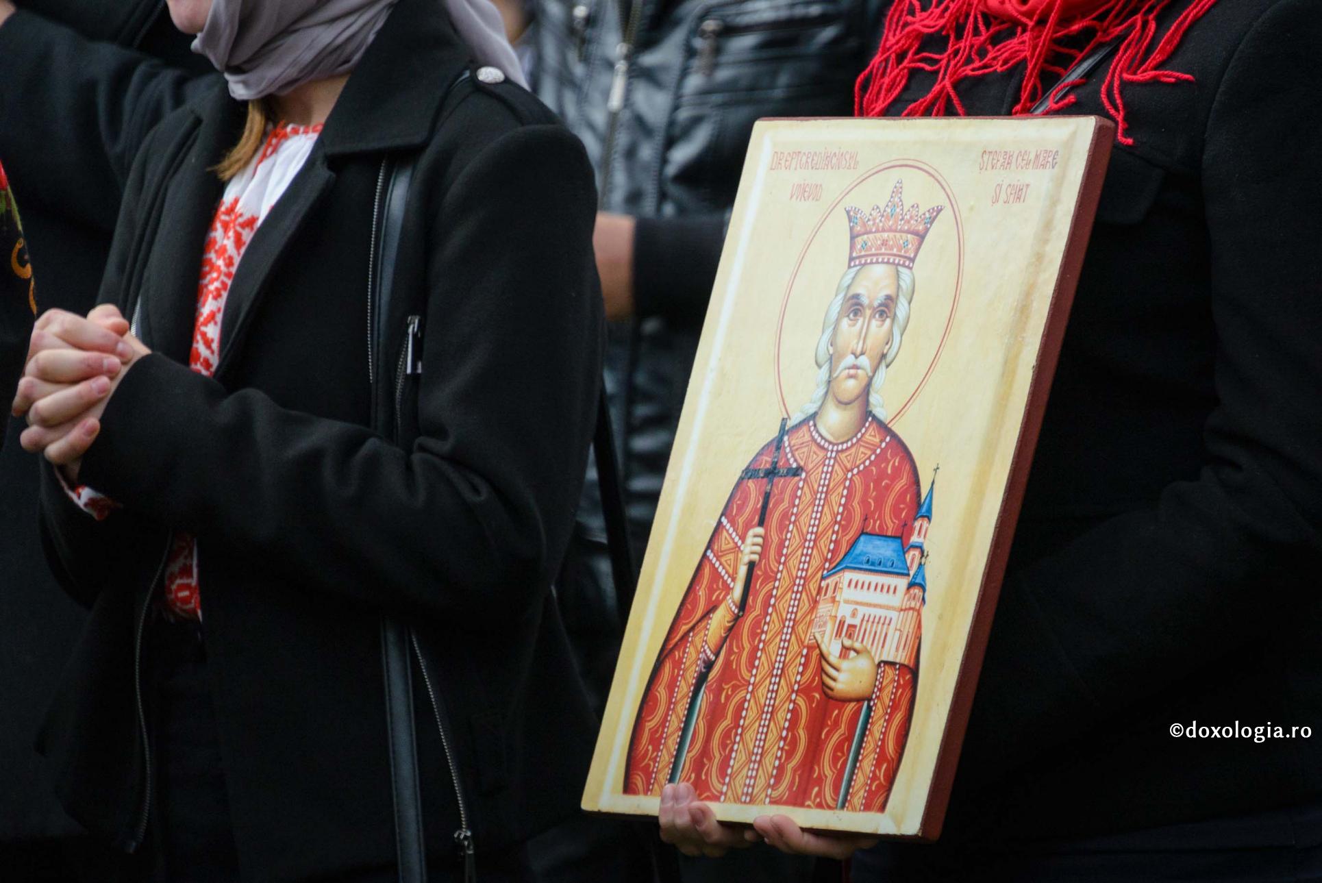 icoană cu Sfântul Ștefan cel Mare