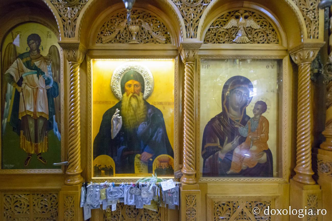 Icoana Sfântului David din Evia de pe catapeteasmă / Foto: pr. Silviu Cluci Viața Cuviosului David Bătrânul din Evia