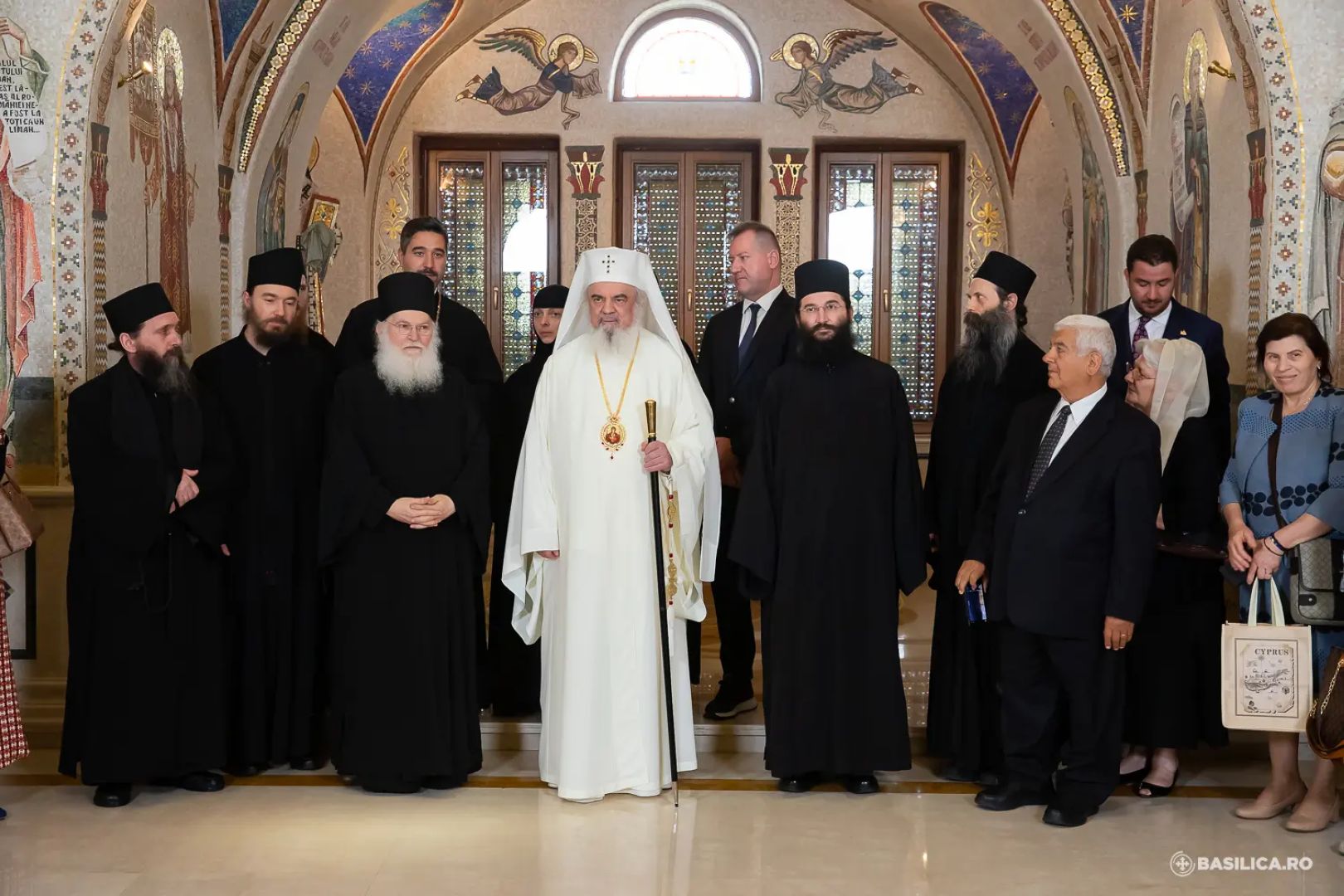 Starețul Efrem Vatopedinul, în vizită la Patriarhul României