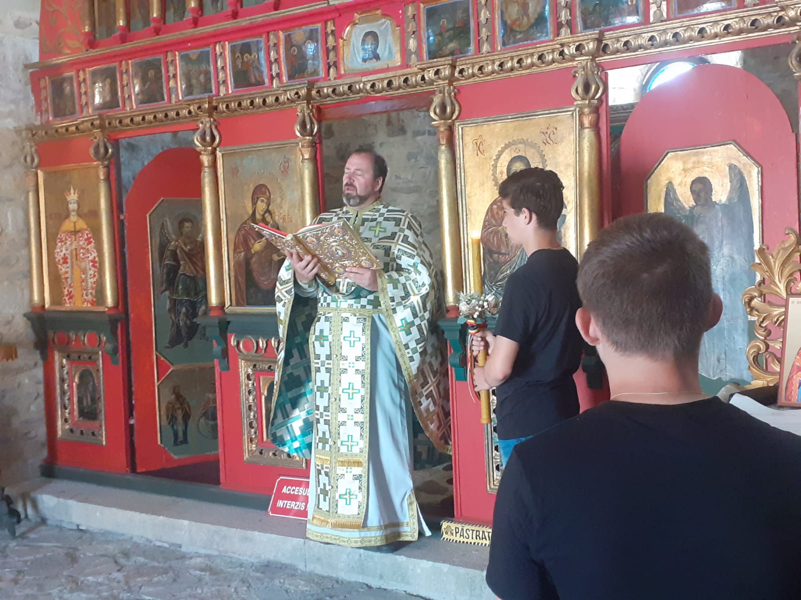 Sfântul Voievod Ștefan cel Mare, cinstit la altarul Cetății Neamț