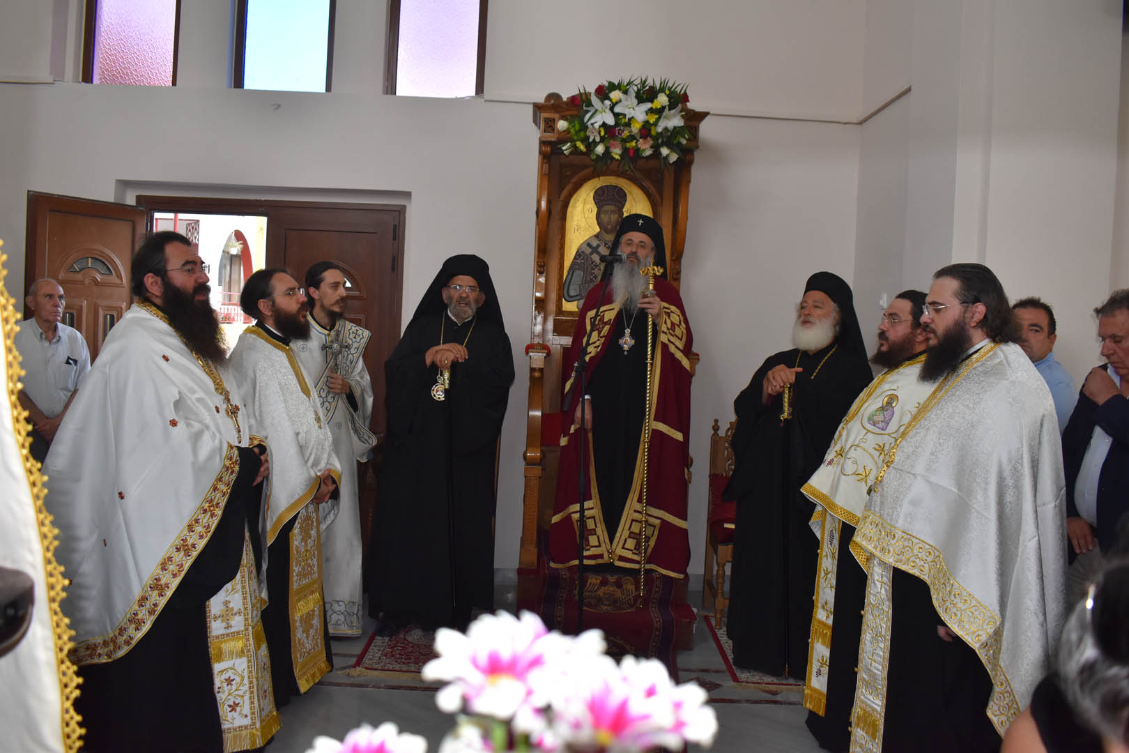 Slujire arhierească în Mitropolia de Arkalohori, Kastelliou și Viannou