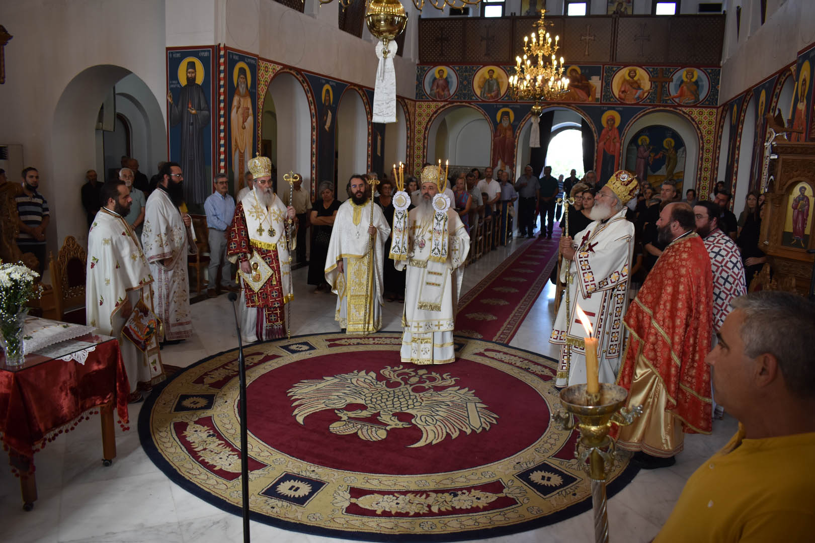 Slujire arhierească în Mitropolia de Arkalohori, Kastelliou și Viannou