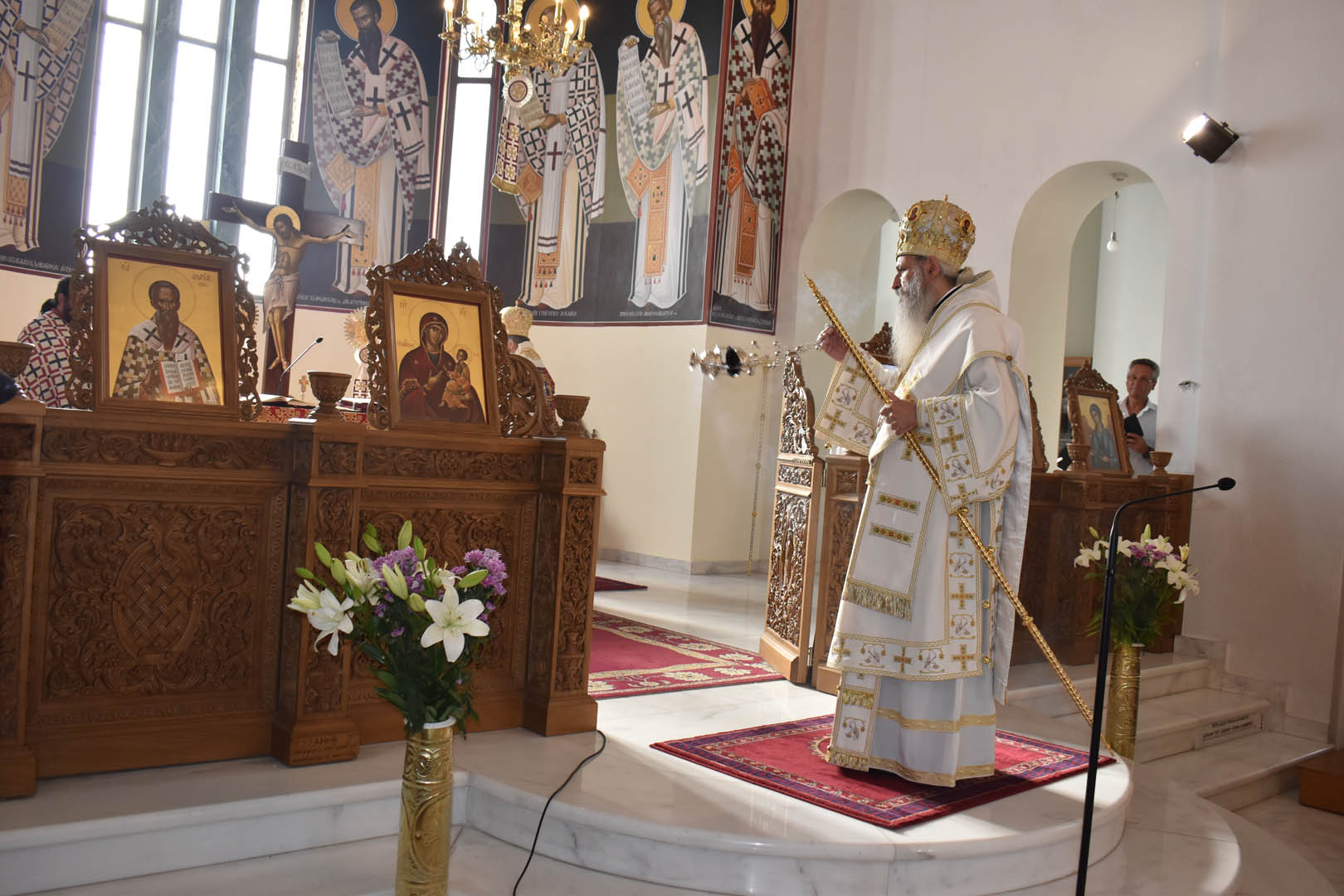 Slujire arhierească în Mitropolia de Arkalohori, Kastelliou și Viannou