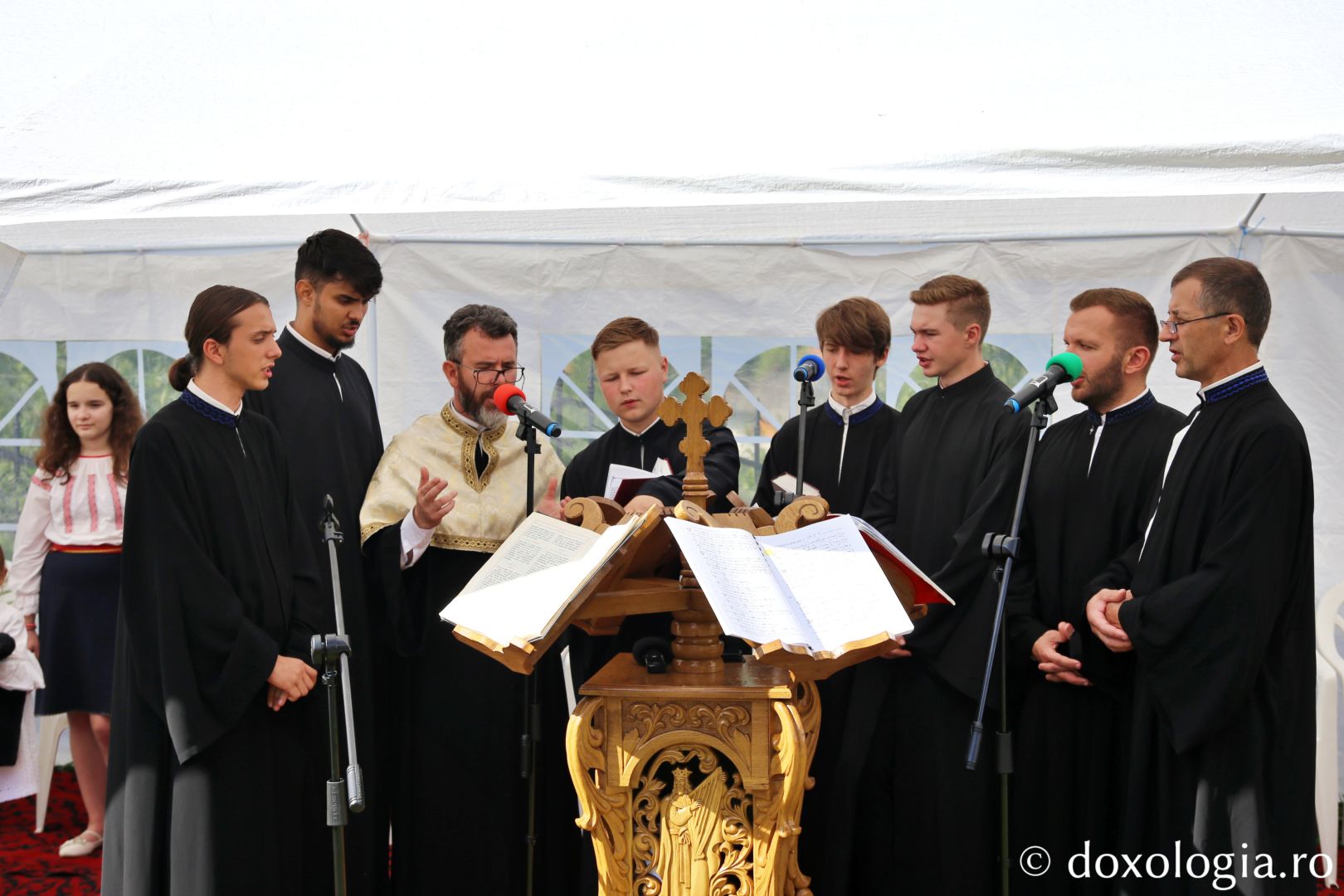 Corul „Evanghelismos” din Piatra Neamț / Foto: Flavius Popa