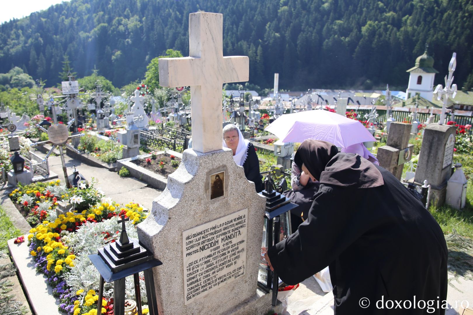 Duhovnicul Nicodim Măndiță, pomenit la Mănăstirea Agapia