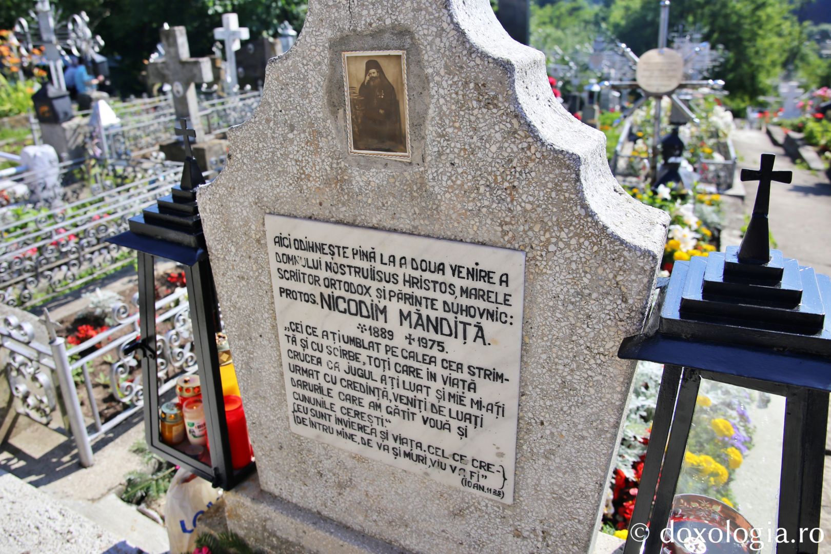 Duhovnicul Nicodim Măndiță, pomenit la Mănăstirea Agapia