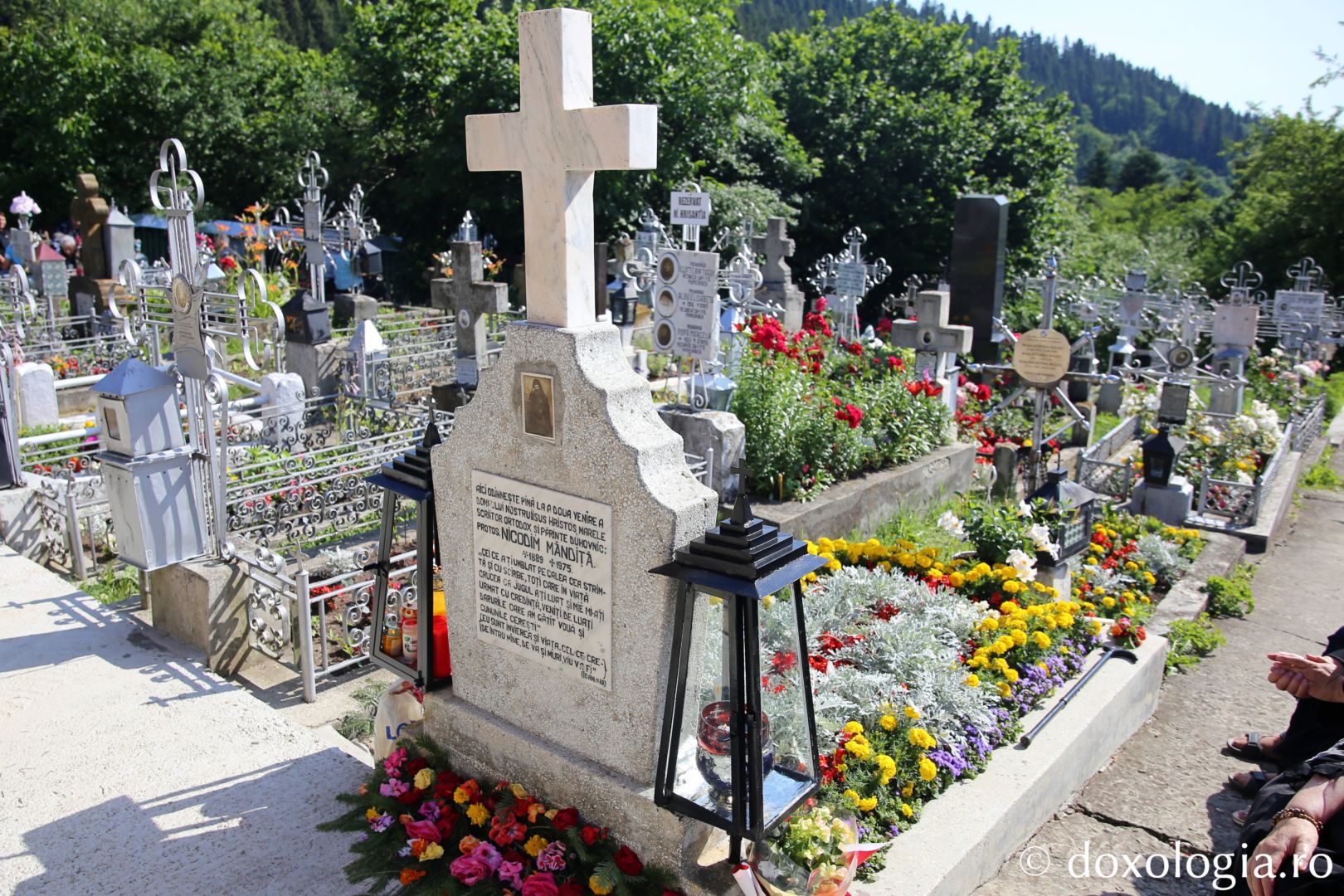 Duhovnicul Nicodim Măndiță, pomenit la Mănăstirea Agapia