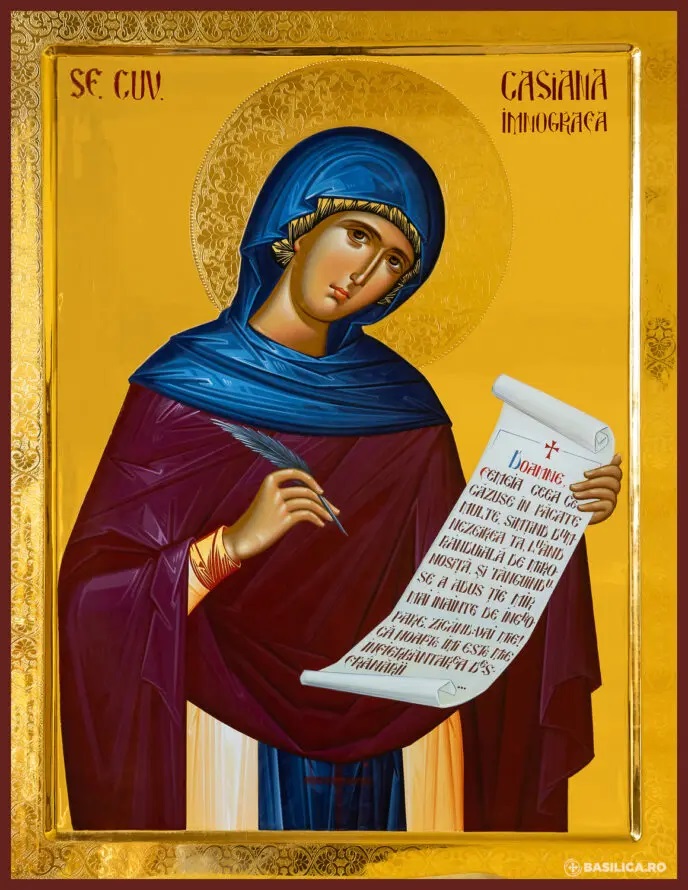 Sfânta Cuvioasă Casiana Imnografa / Foto: basilica.ro Sfânta Cuvioasă Casiana Imnografa