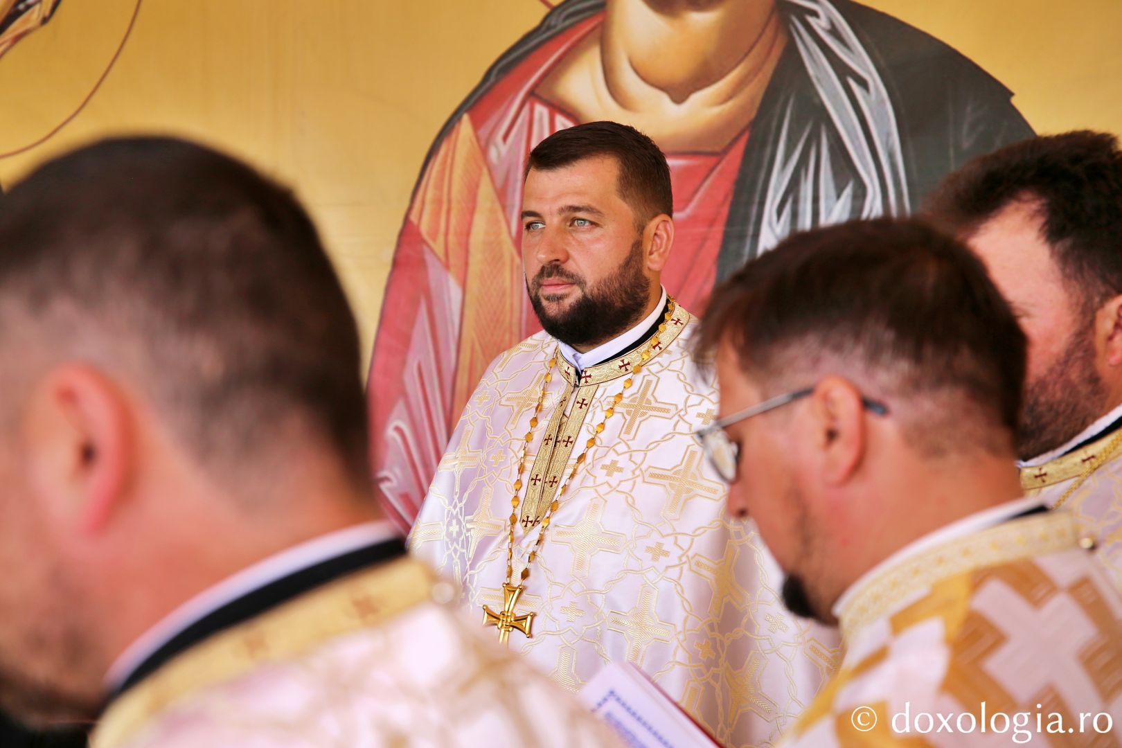 Pr. Alin Constantin Aroșoaie, parohul Bisericii „Nașterea Maicii Domnului” Concești / Foto: Flavius Popa